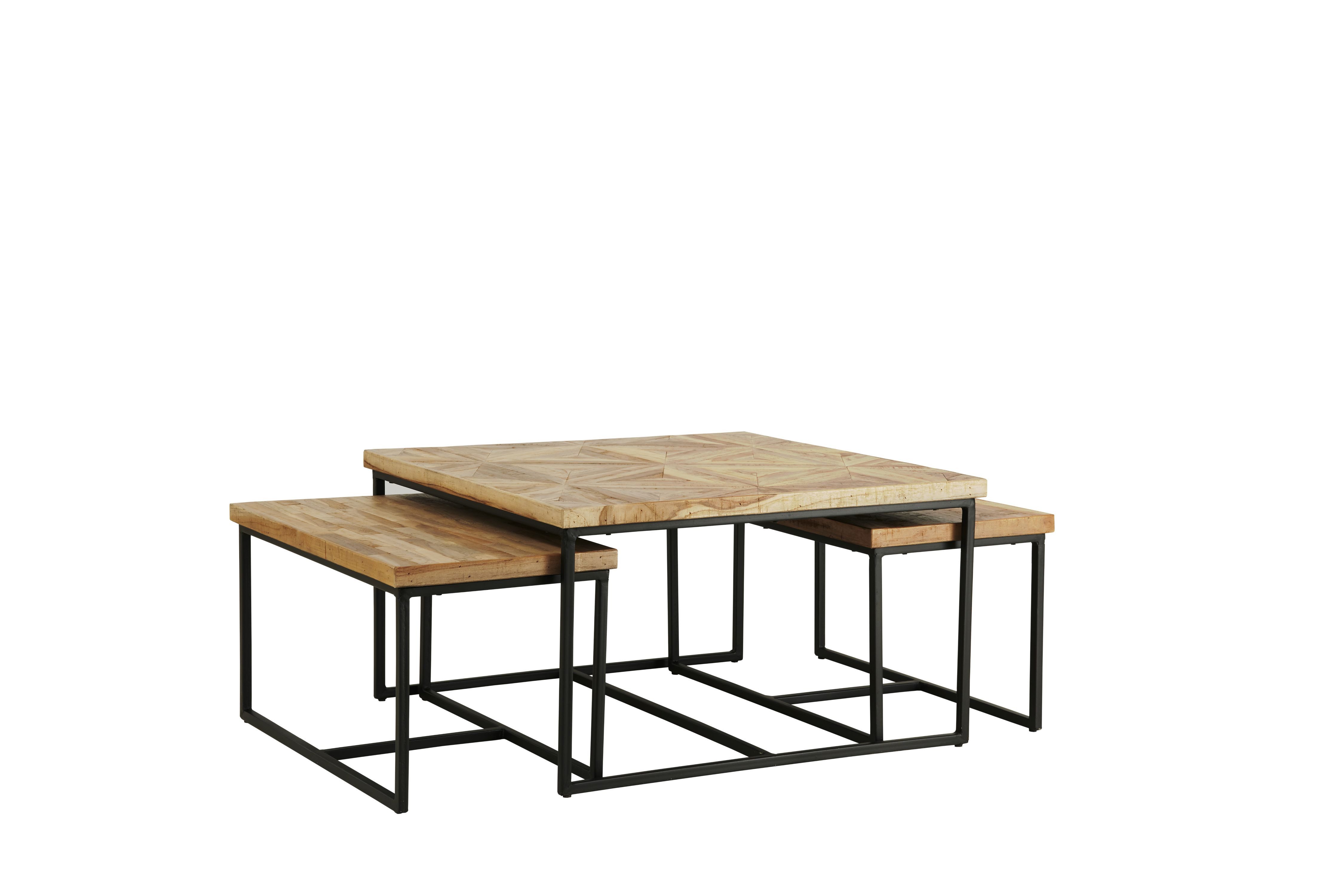 Wohnglücklich Beistelltisch Mosaik (3er-Set)