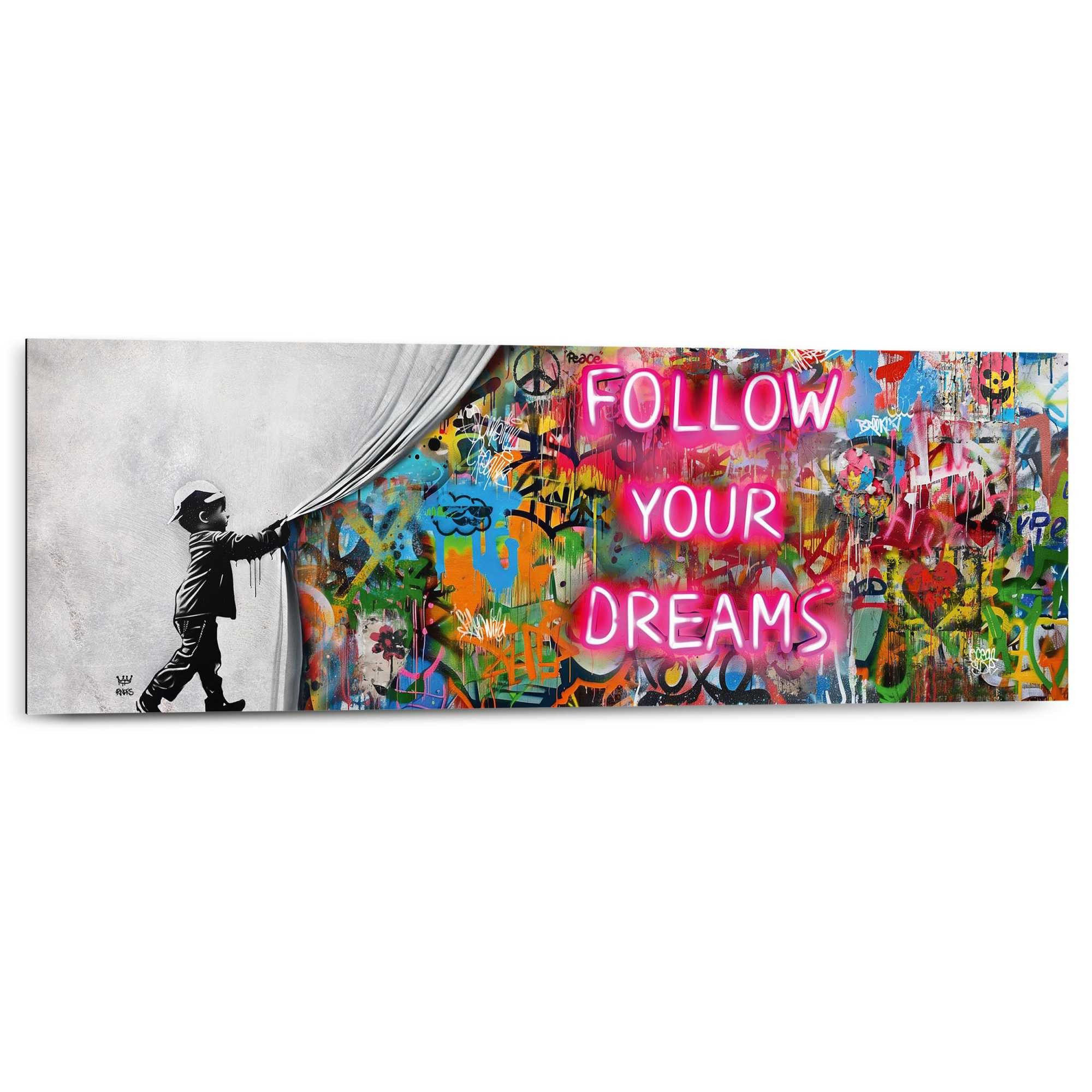 Reinders! Deco-Panel Graffiti follow your dreams, günstig online kaufen