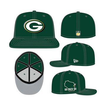 New Era Snapback Cap NFL24 Draft 5950 Green Bay Packers