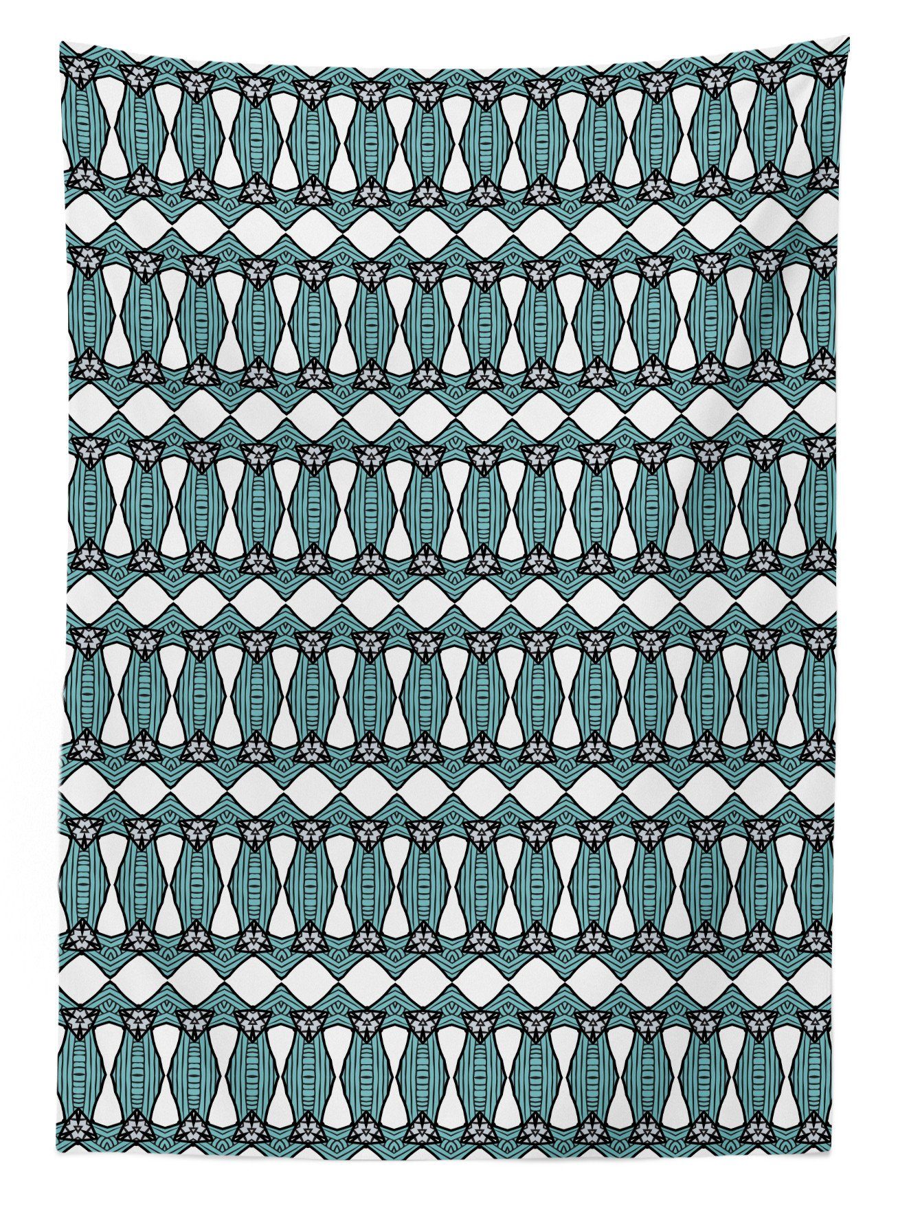 Abakuhaus Tischdecke Muster Traditionelle geeignet Farbfest den Waschbar Außen Für Retro aztekisch Farben, Klare Bereich