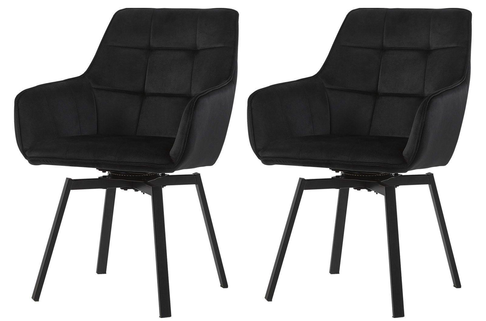Ofcasa Esszimmerstuhl Drehstuhl (2er Set), Gepolsterter günstig online kaufen