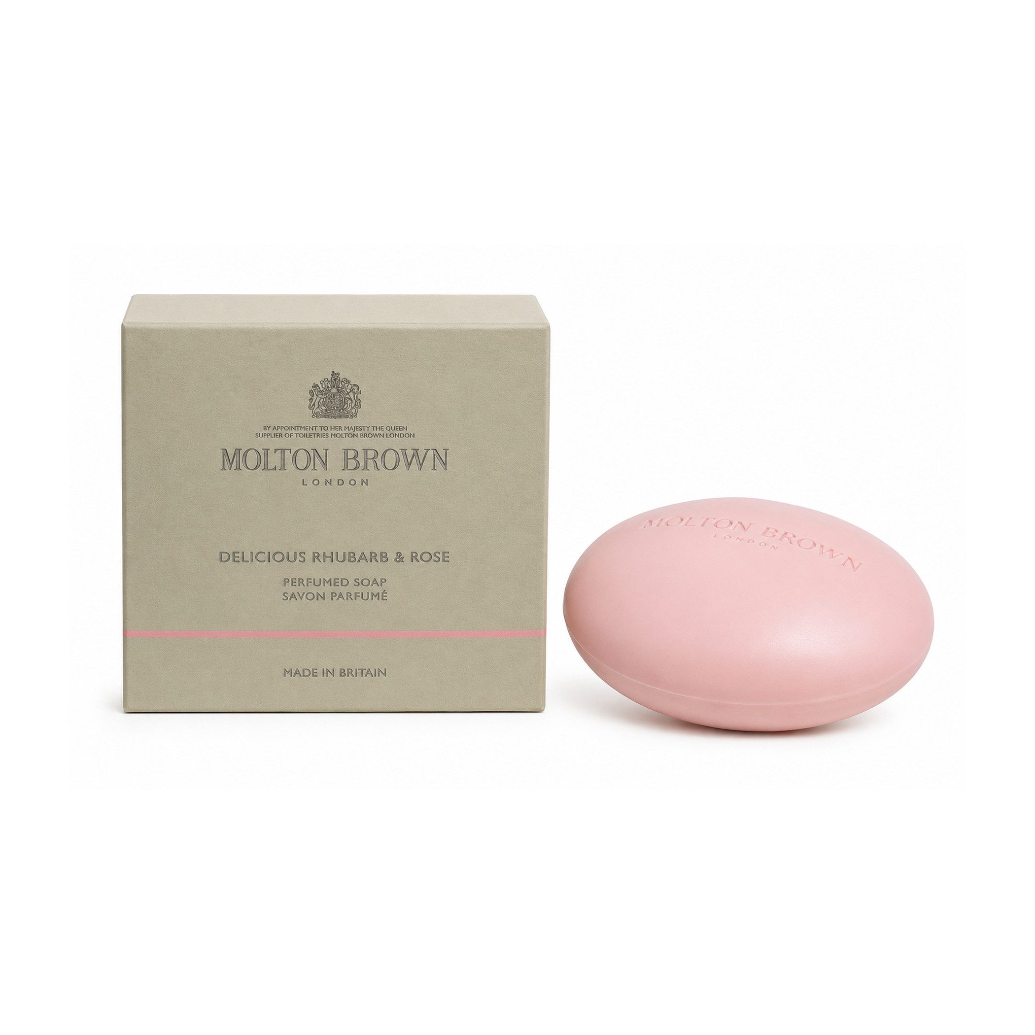MOLTON BROWN Handseife Molton Brown Delicious Rhubarb & Rose Perfumed Soap Seife 150 g