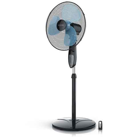 Brandson Standventilator, 42 cm Durchmesser, Standlüfter mit Fernbedienung, Neigbar 30°, 50W, Oszillation 80°