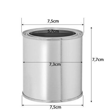 Moritz Leerdose Blechdose 250ml (1 St), Ethanol Brenngel Bioethanol Dose Brennstoffdosen wiederbefüllbar