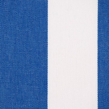 SCHÖNER LEBEN. Stoff Outdoorstoff Toldo gestreift blau weiß 1,60m, abwaschbar
