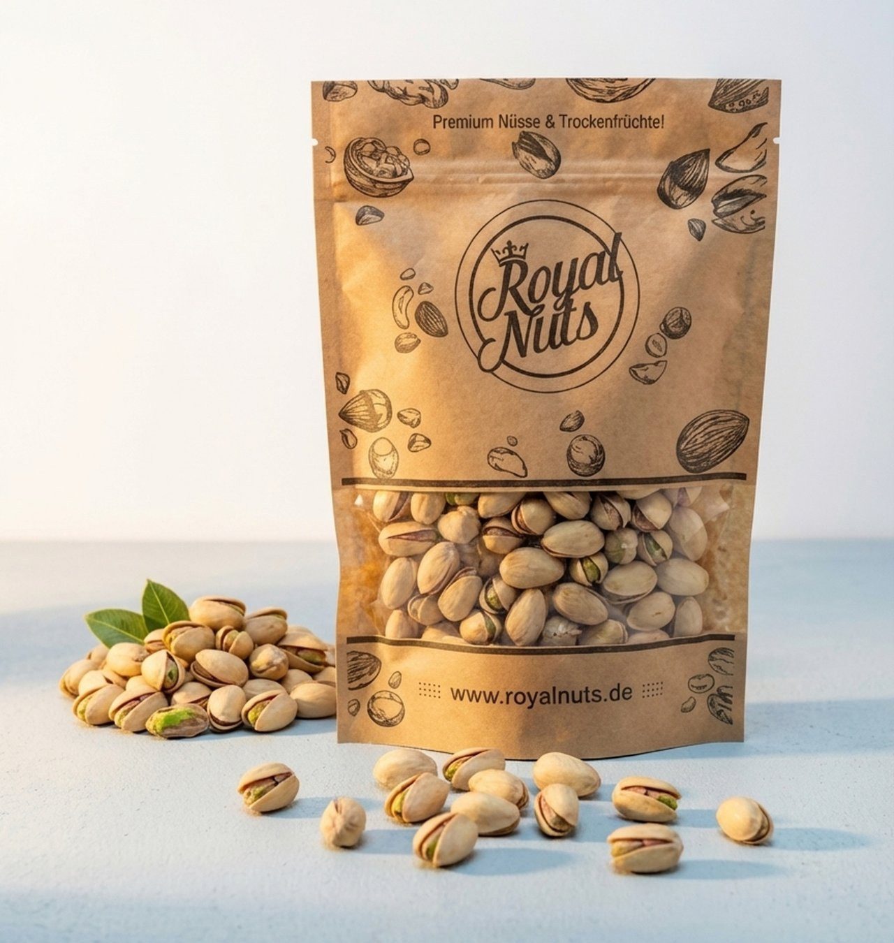 Royalnuts Genuss GmbH Nüsse 500g Pistazien mit Schale, Royalnuts