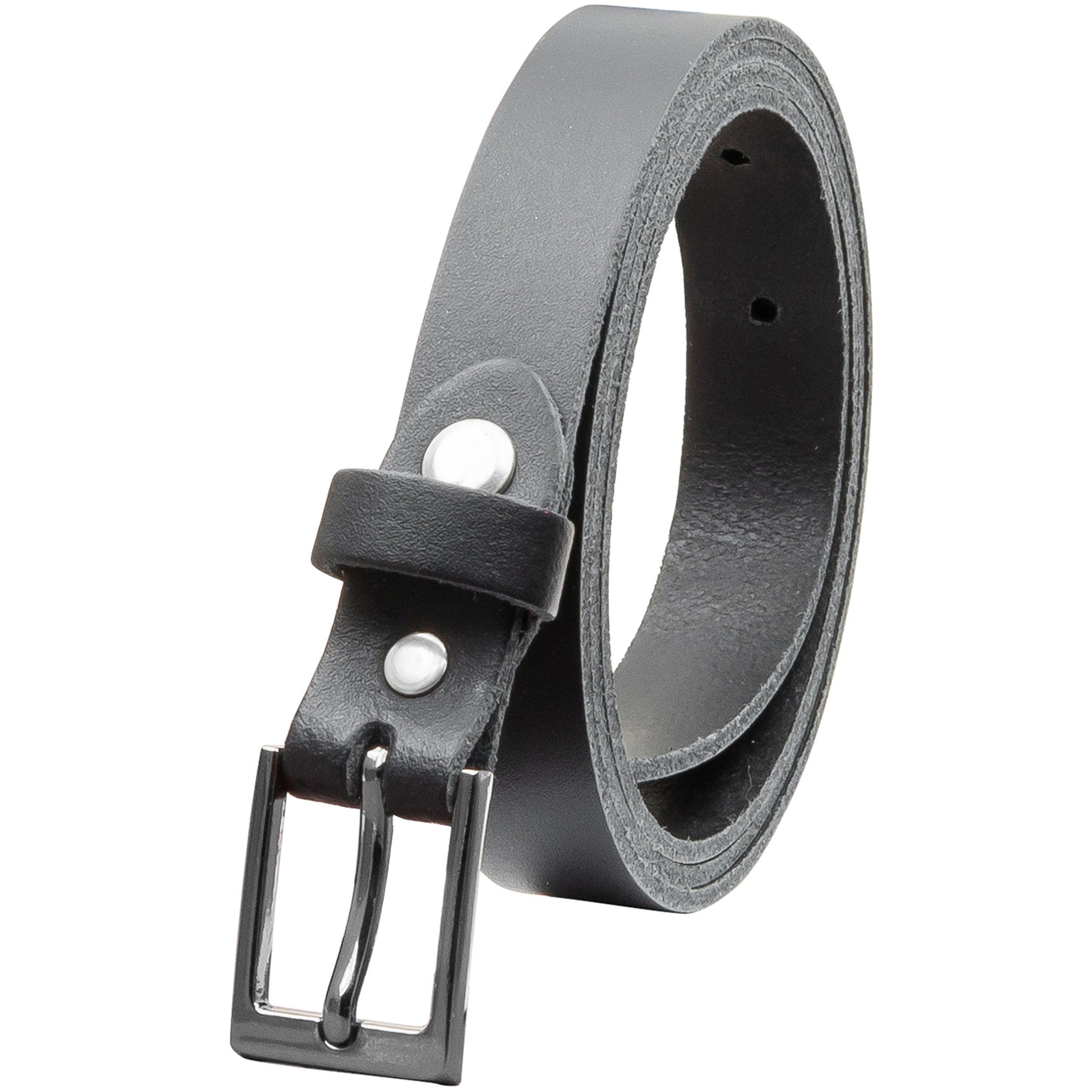 COLOGNEBELT Ledergürtel OM17-SL-Schwarz MADE IN GERMANY, Schwarz Kürzbar, 1 günstig online kaufen