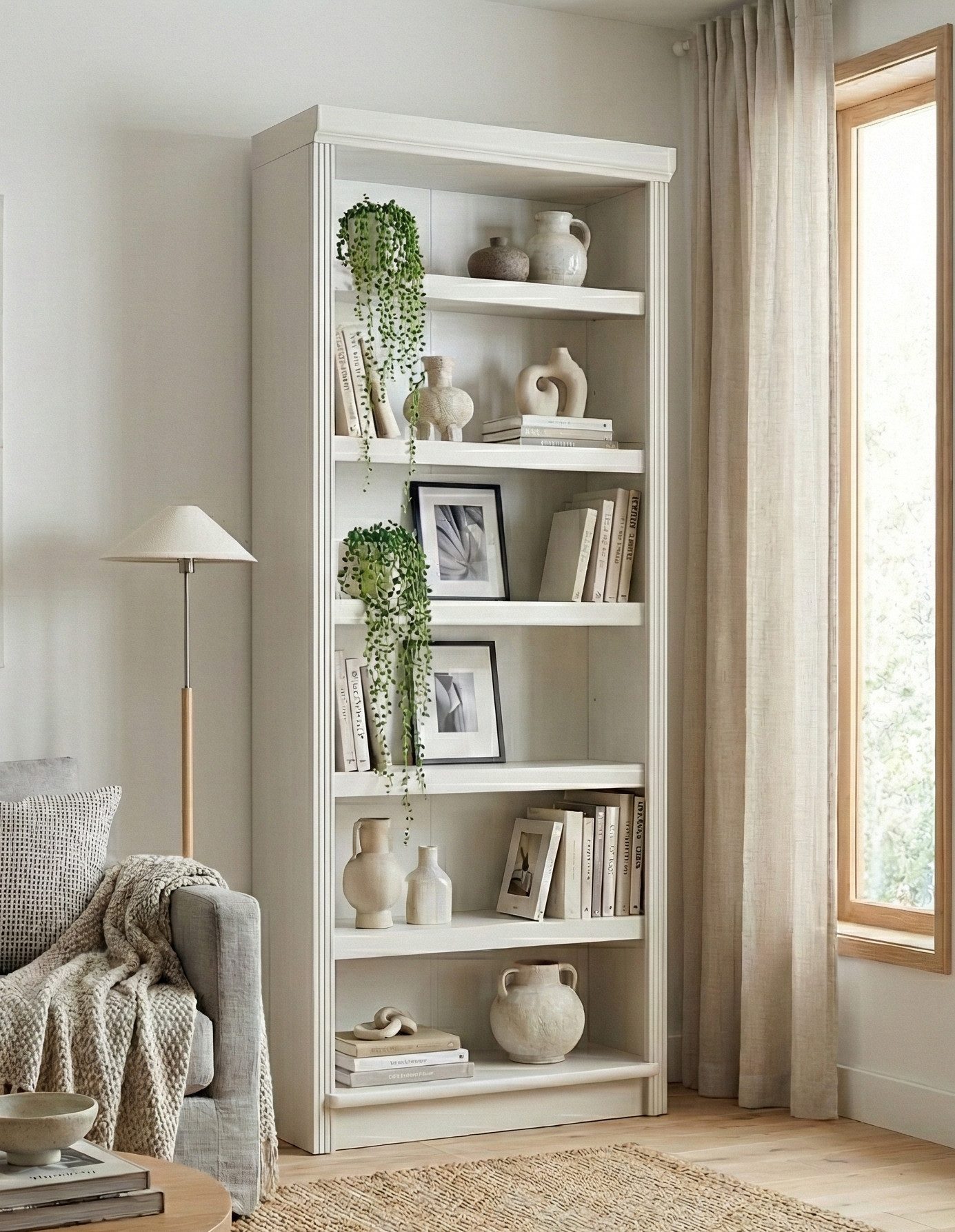 OTTO home Bücherregal Soeren Regal B/T/H: 80/29/185 cm, 6 Fächer, aus massiver Kiefer, FSC®-zertifiziert
