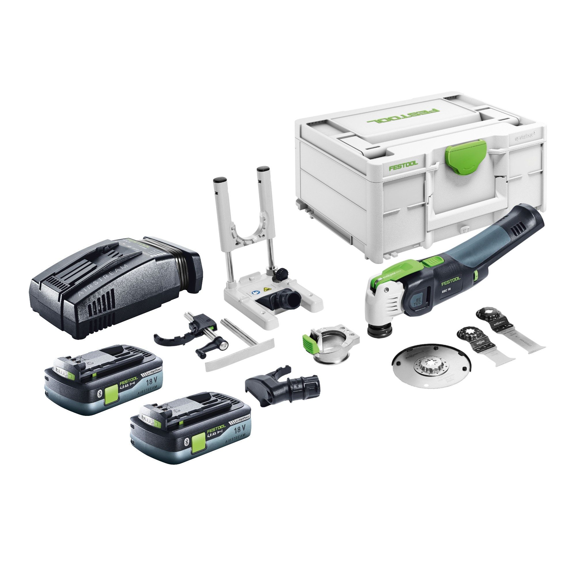 FESTOOL Akku-Multifunktionswerkzeug Festool VECTURO OSC 18 E-Basic Set Akku Oszillierer 18 V Starlock Max