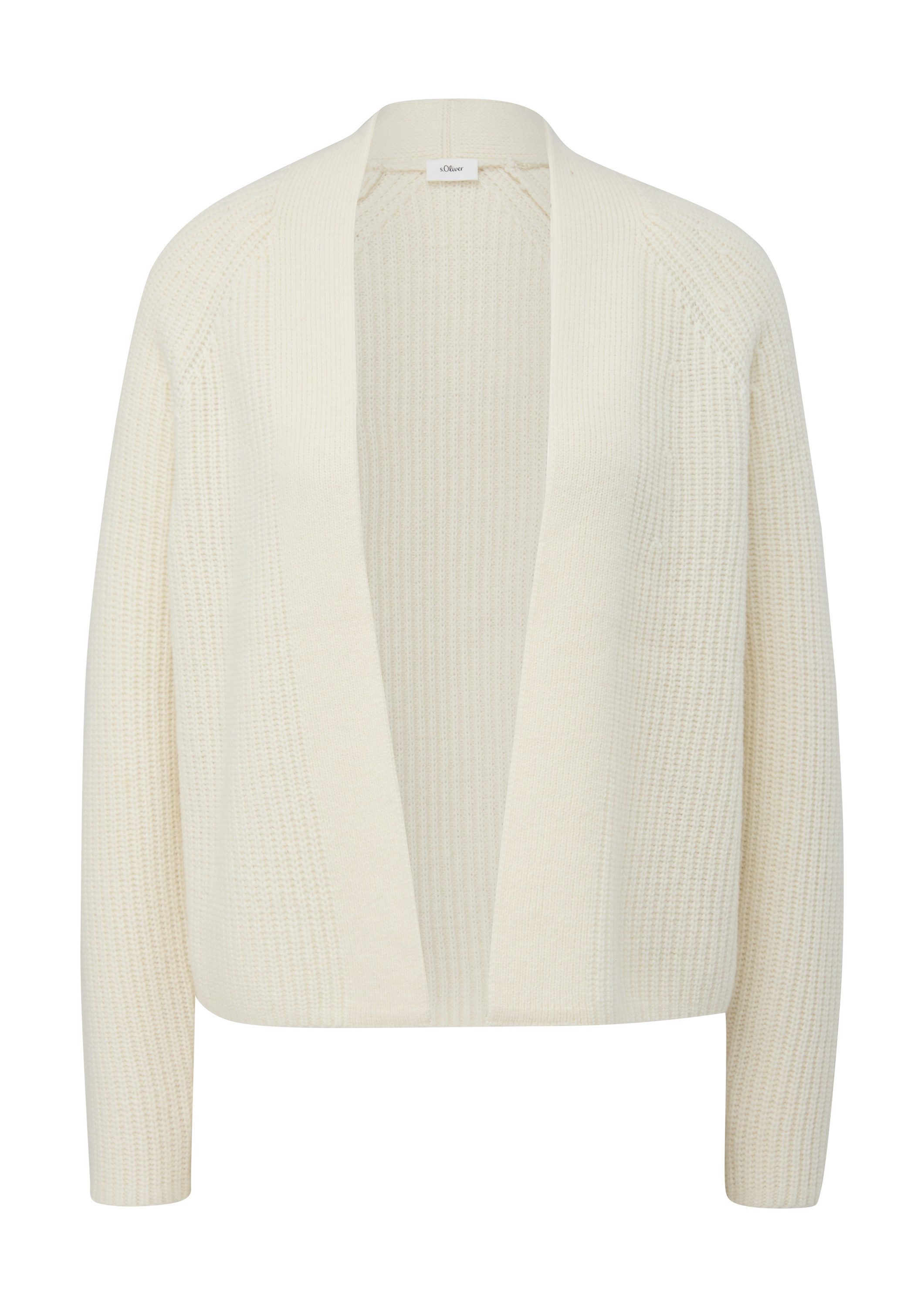 s.Oliver Cardigan Strickjacke Kurzer Cardigan aus günstig online kaufen
