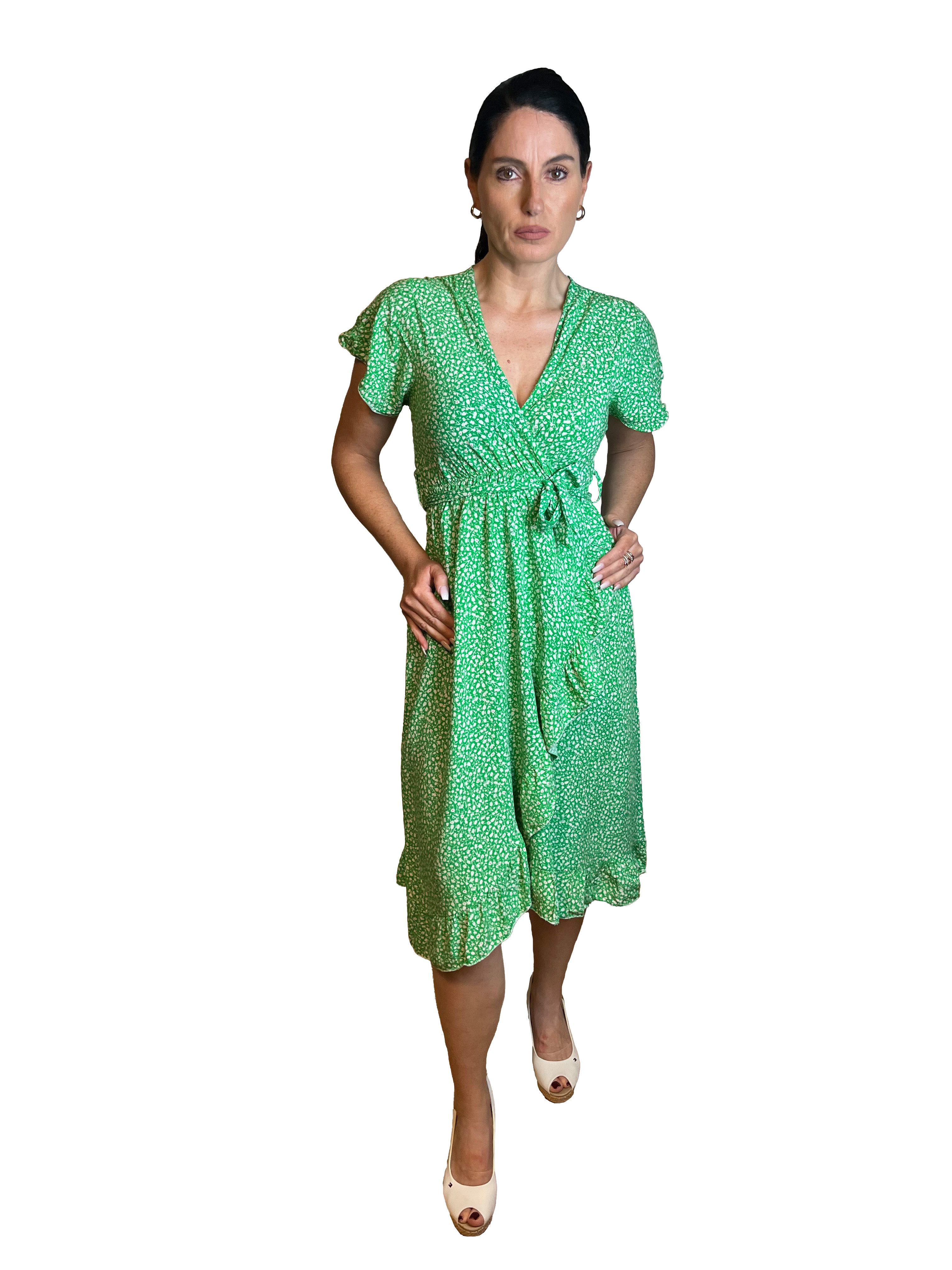 Sommerkleid Maxikleid in Wickeloptik