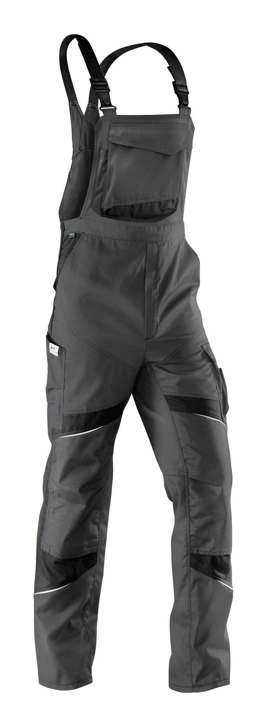 Kübler Latzhose Activiq high, anthrazit/schwarz günstig online kaufen