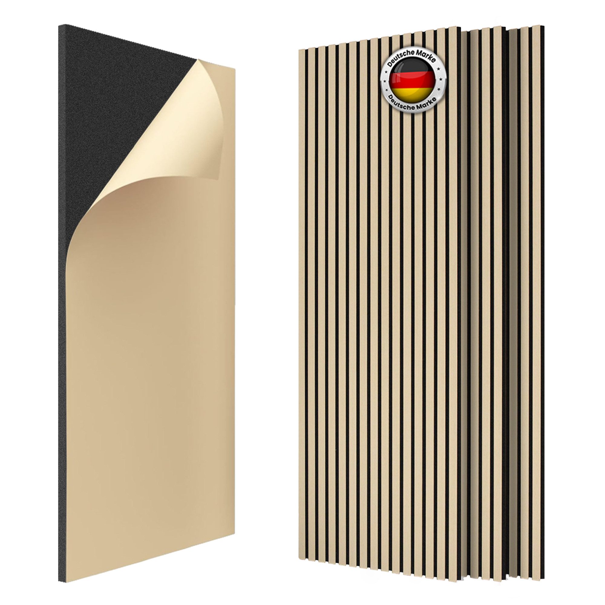 IZODEKOR 3D Wandpaneel IZODEKOR 3D Wandpaneele Holz Schalldämmung, Akustikpaneele, (Set) Schallabsorbierend, flexibel zuschneidbar