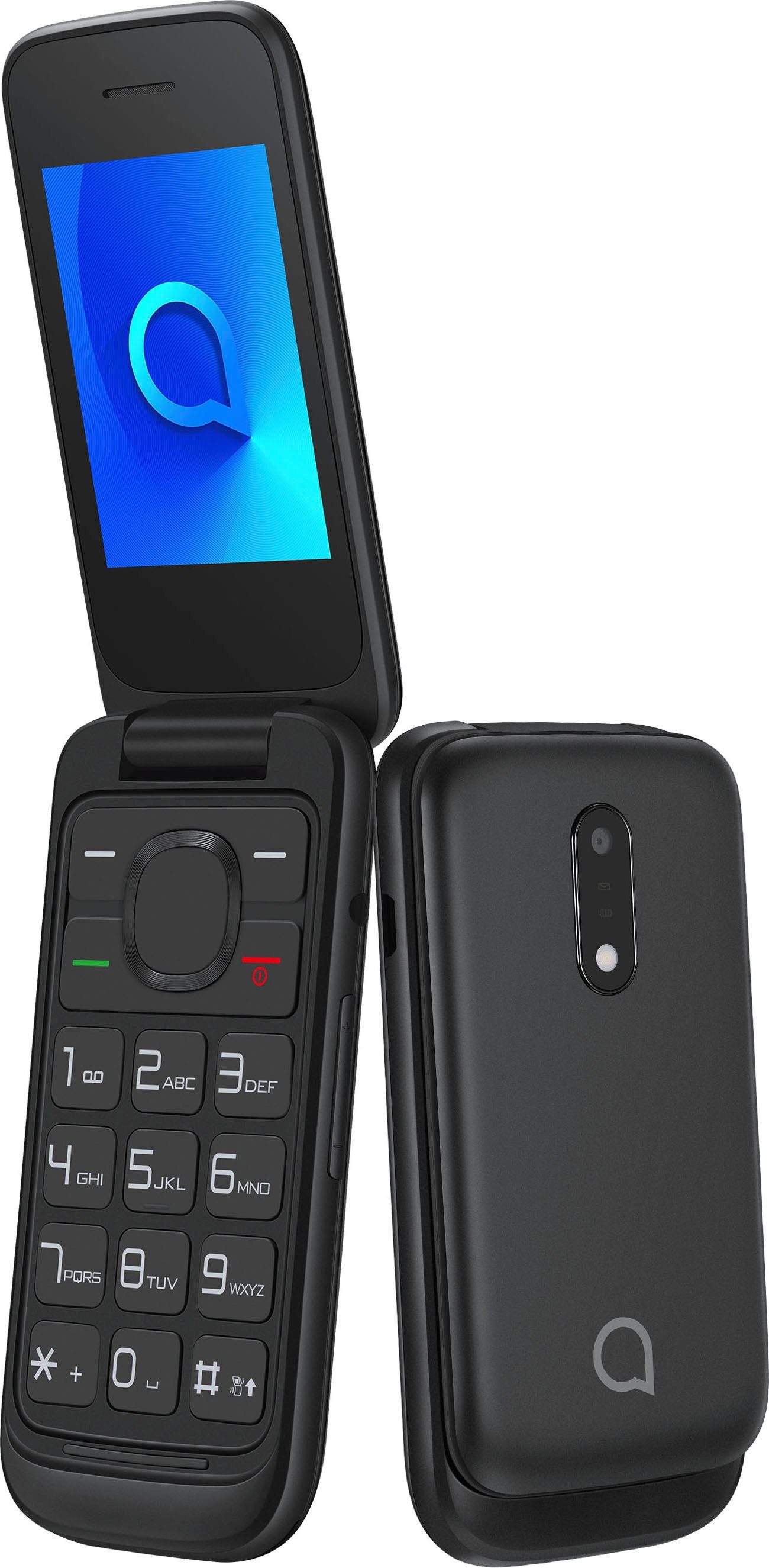 Alcatel 2053 Klapphandy (6,1 cm/2,4 Zoll, 0,004 GB Speicherplatz, 1 MP  Kamera), Standby-/Gesprächszeit bis zu 206 / 7 Std. (2G), Akku:  Lithium-Ionen, 970 mAh