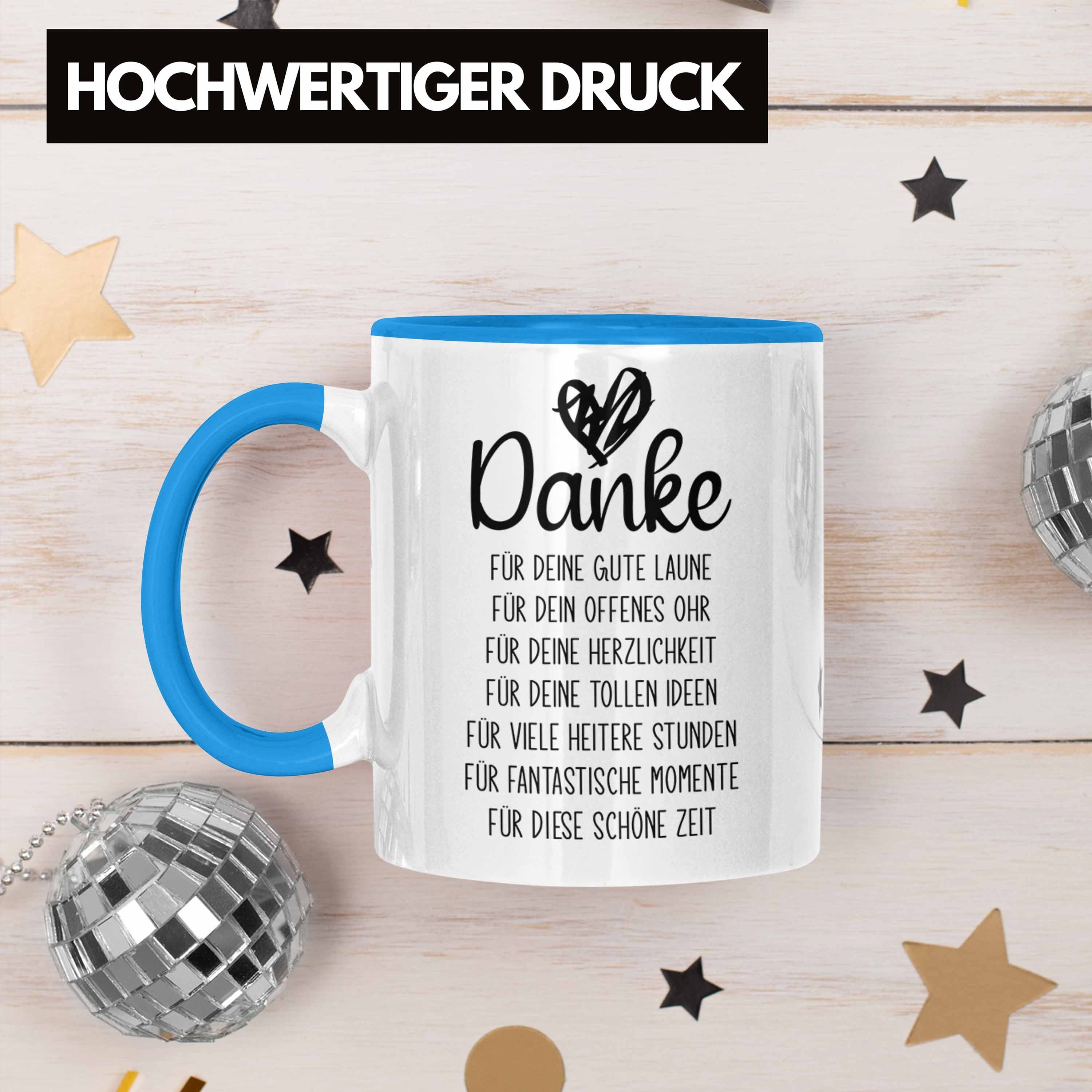 Trendation Tasse Trendation - Dankeschön Tasse Geschenk Danke Sagen Danke für Die Gute