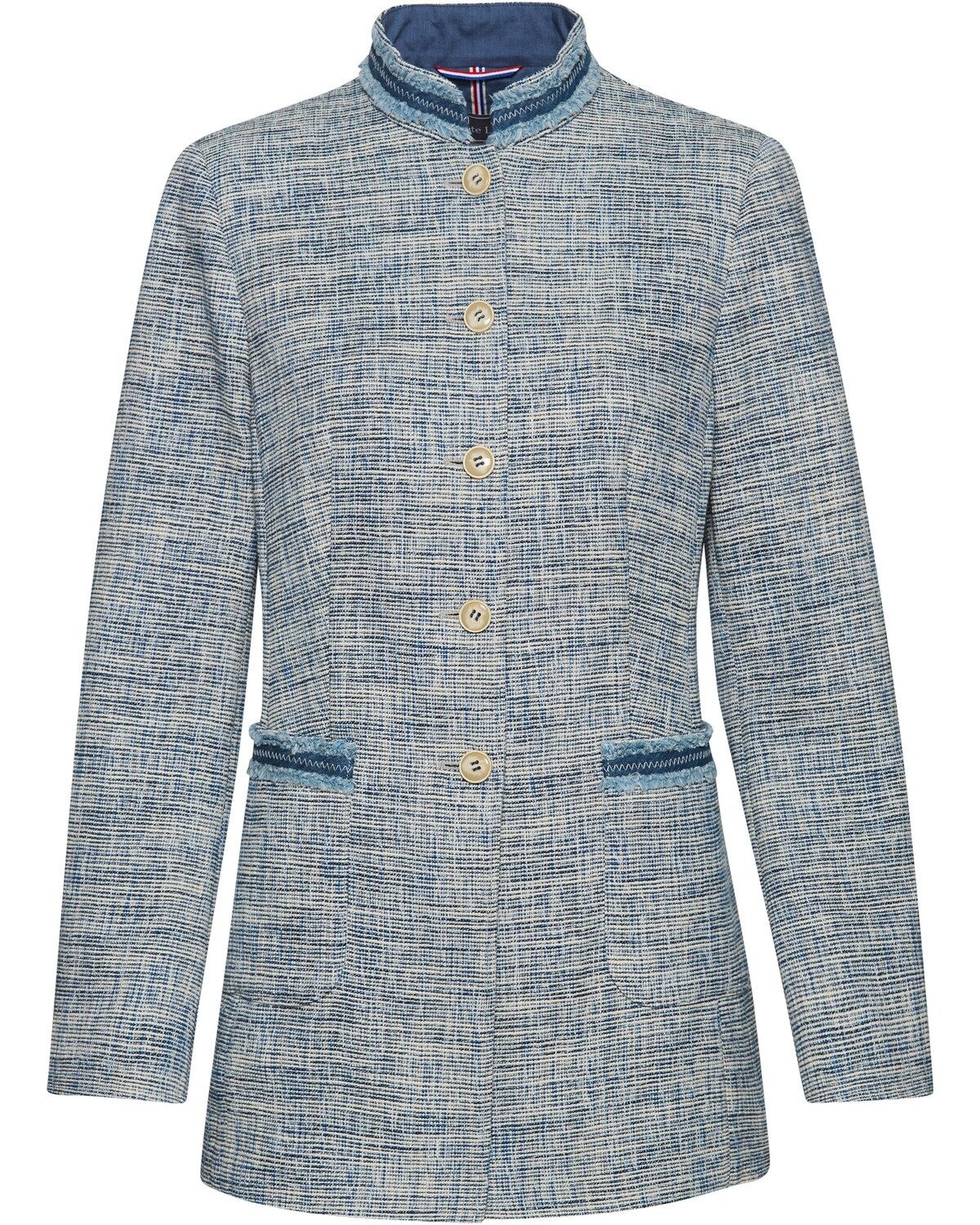 White Label Longblazer Gehrock mit Stehkragen