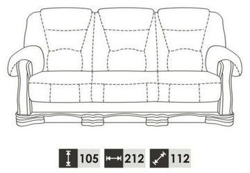 JVmoebel Sofa Sofagarnitur 3+1 Sitzer Klassischer Wohnlandschaft Sofa, Made in Europe