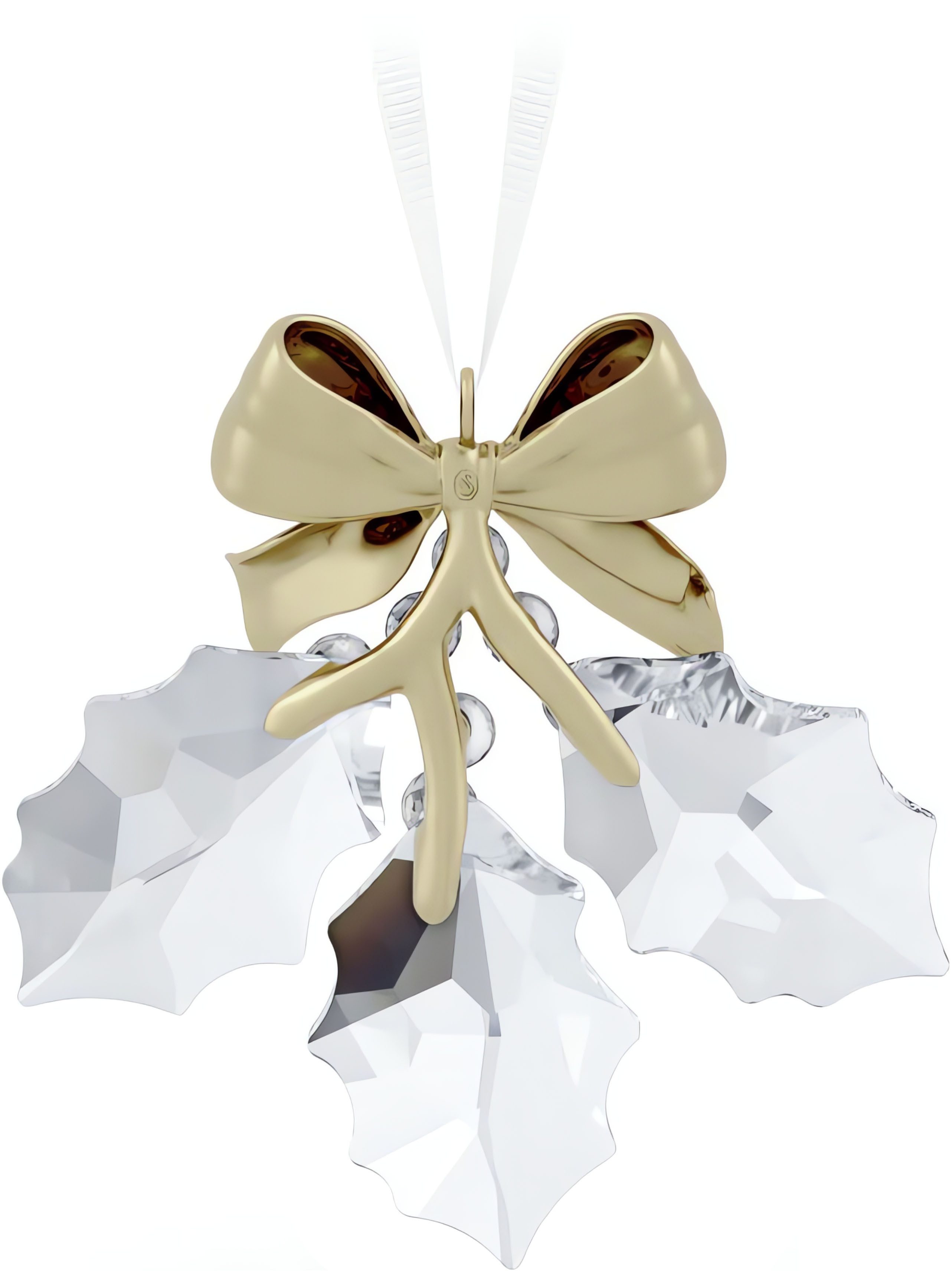 Swarovski Dekohänger Sammelfigur Holiday Magic Stechpalmenblätter Ornament günstig online kaufen