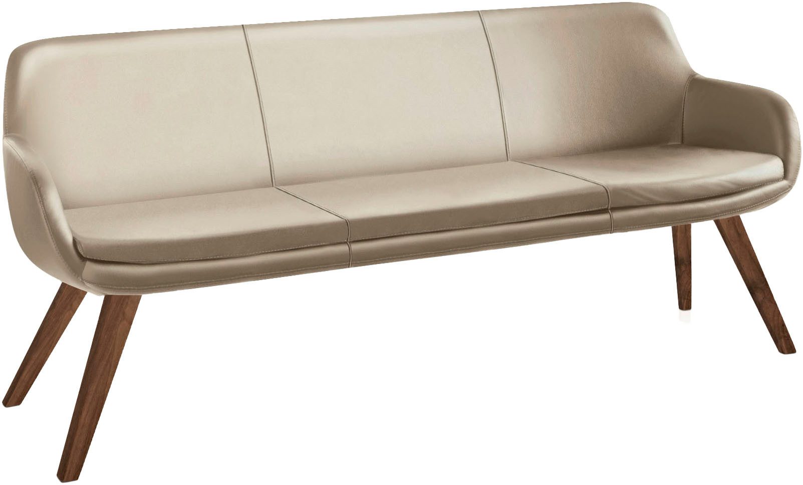 Musterring Essbank Tavia, Stativgestell Wildnussbaum massiv geölt, Breite 180, 200 oder 220 cm