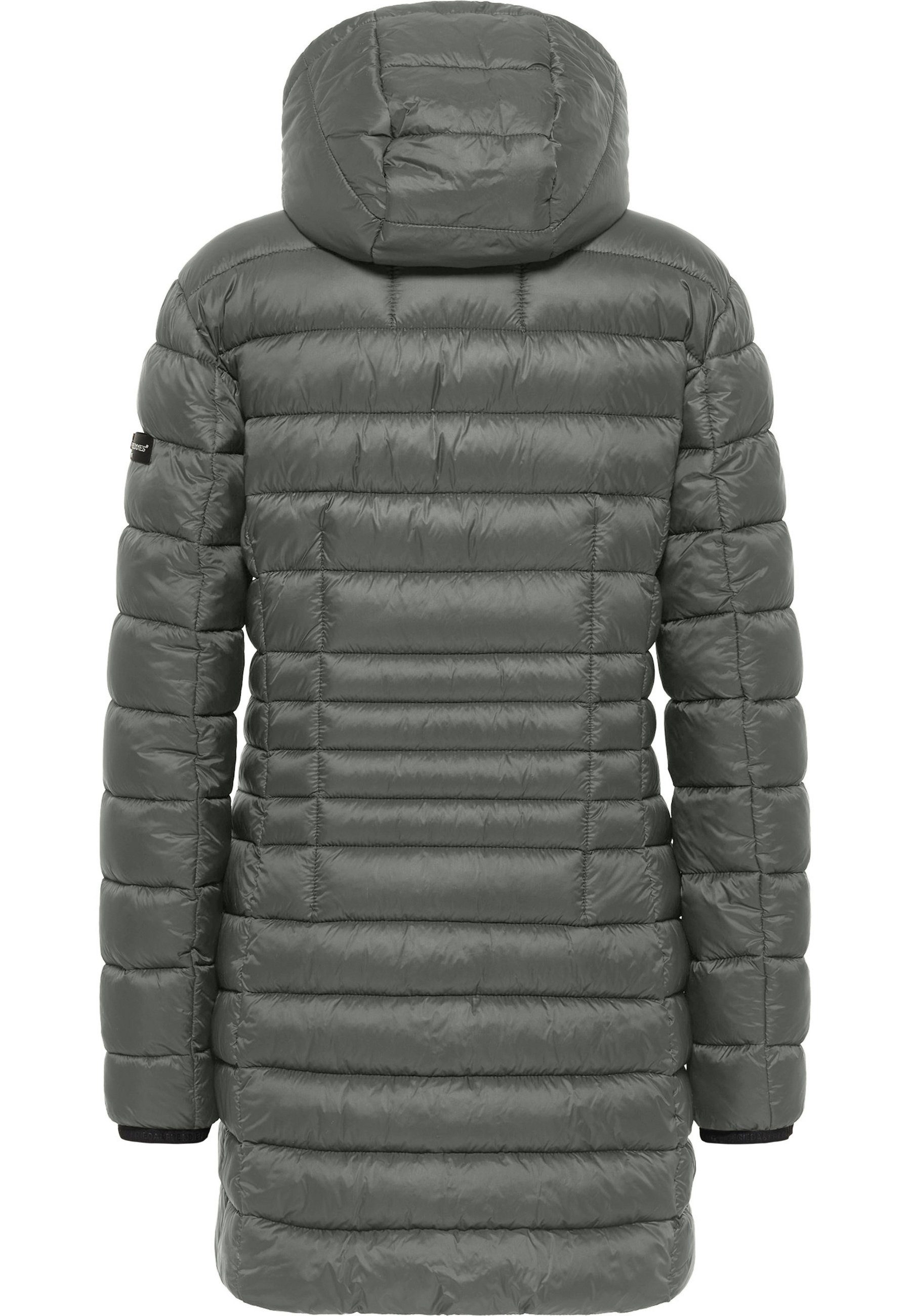 & NY Down Freddies Laura- Fake May Outdoorjacke Frieda 2 Jacket, grauschwarz