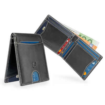 SERASAR Geldbörse Wallet "Clever" mit Münzfach (1-tlg), inkl. RFID-Schutz mit Geschenkbox mit Münzfach