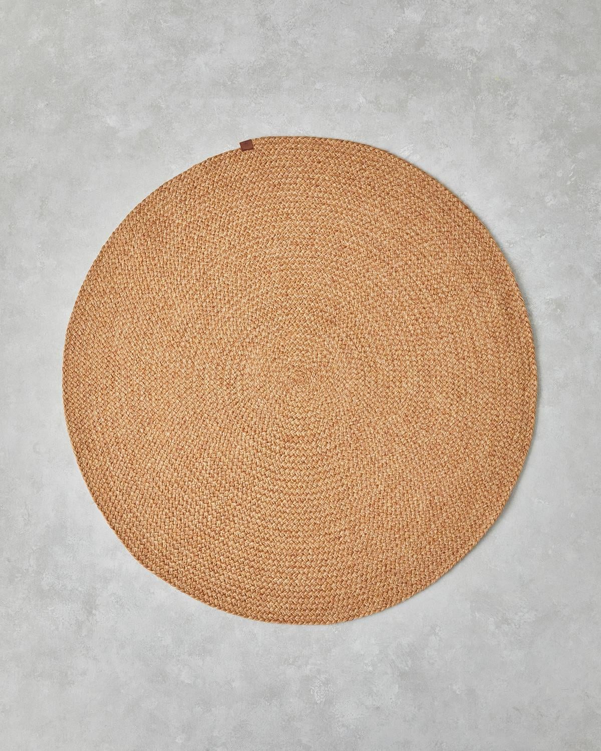 English Home Teppich Juliet runder Jute-Teppich, Natur, Rund, Rundes Jute-Kilim in Naturfarbe, Ø 90 cm