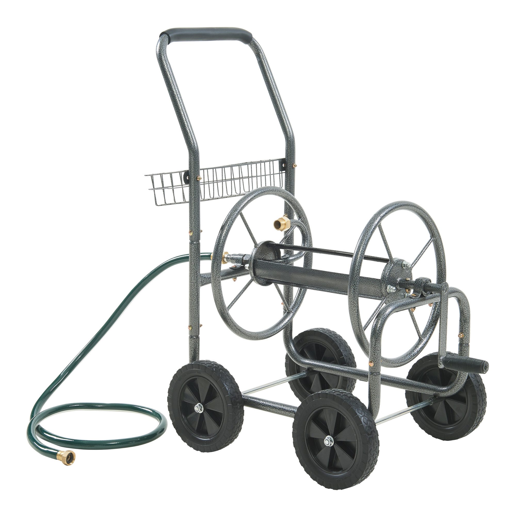 pro.tec Schlauchwagen, »Gelibolu« für Schläuche von 65 m (3/4) Stahl 84x48x93 cm Grau