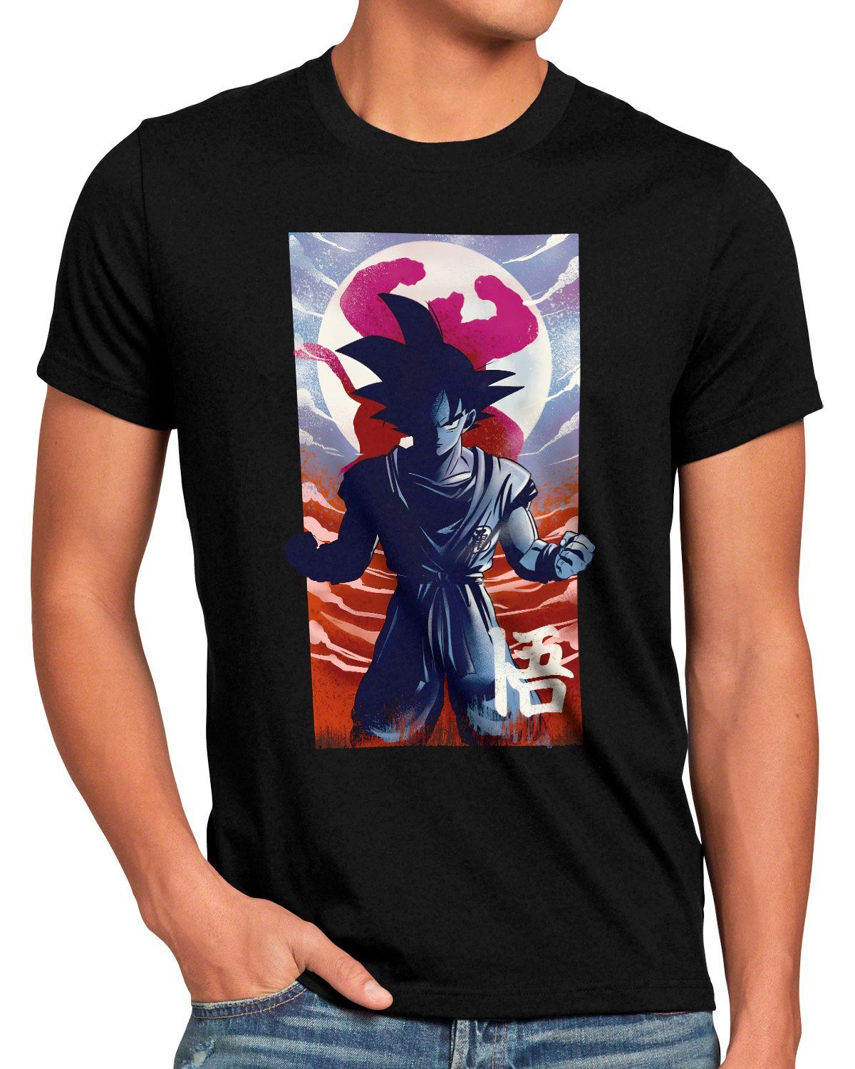 gt kakarot the super Hame T-Shirt z Kame Print-Shirt style3 Herren songoku dragonball breakers