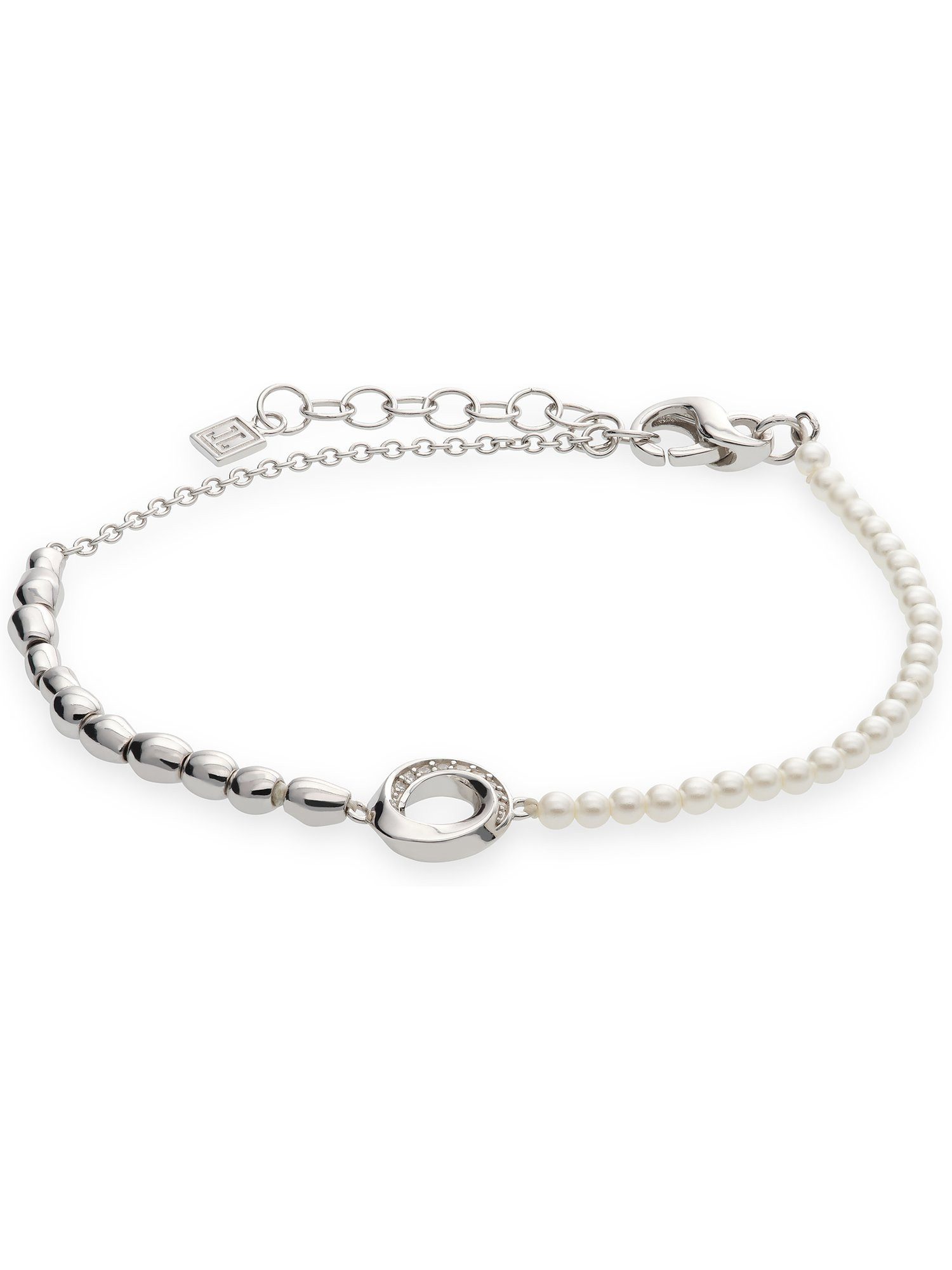 JETTE Armband JETTE Damen-Armband 925er Silber Zirkonia, PEARL