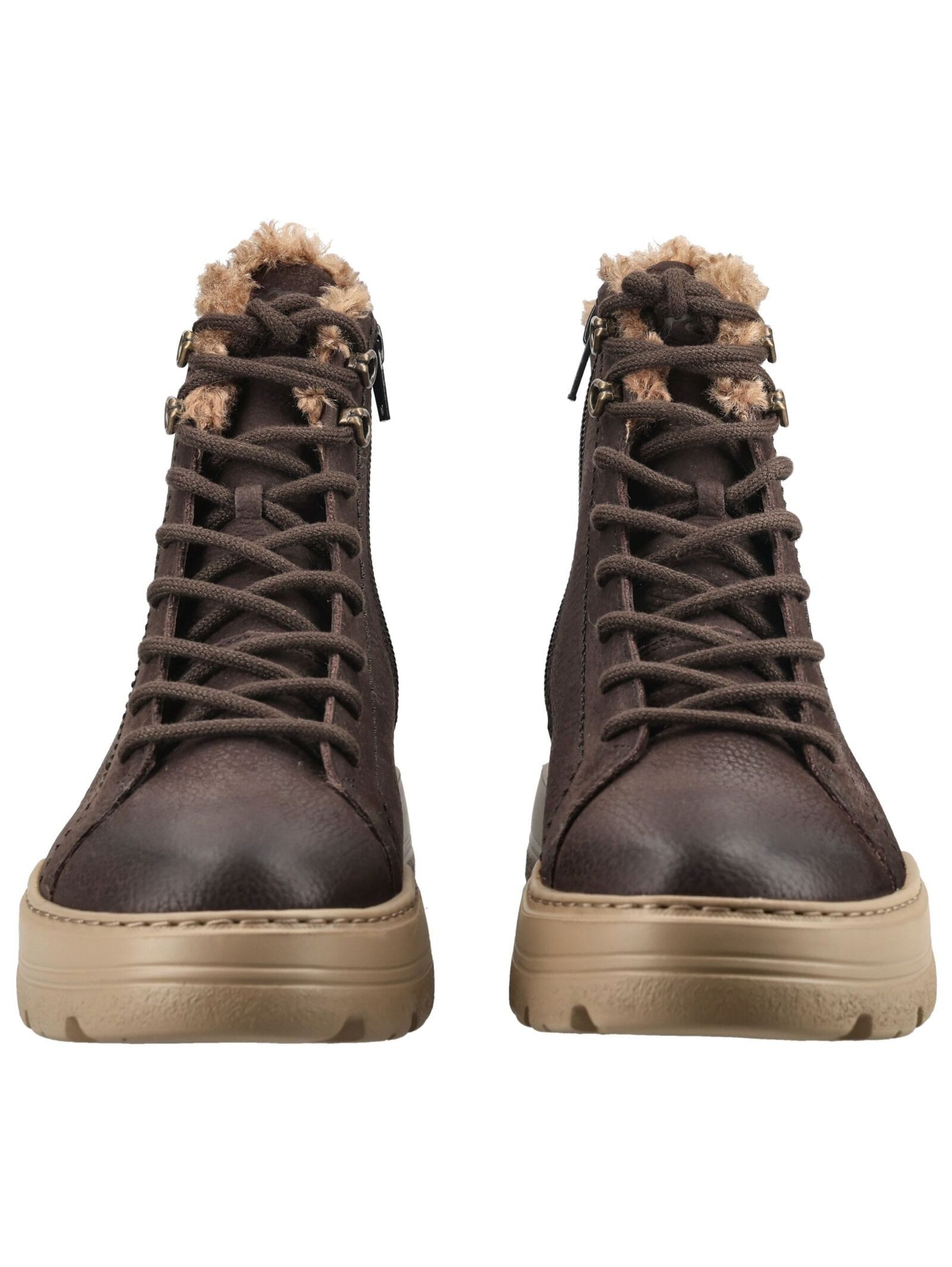 Paul Green Paul Green Stiefelette Nubukleder Schnürstiefelette