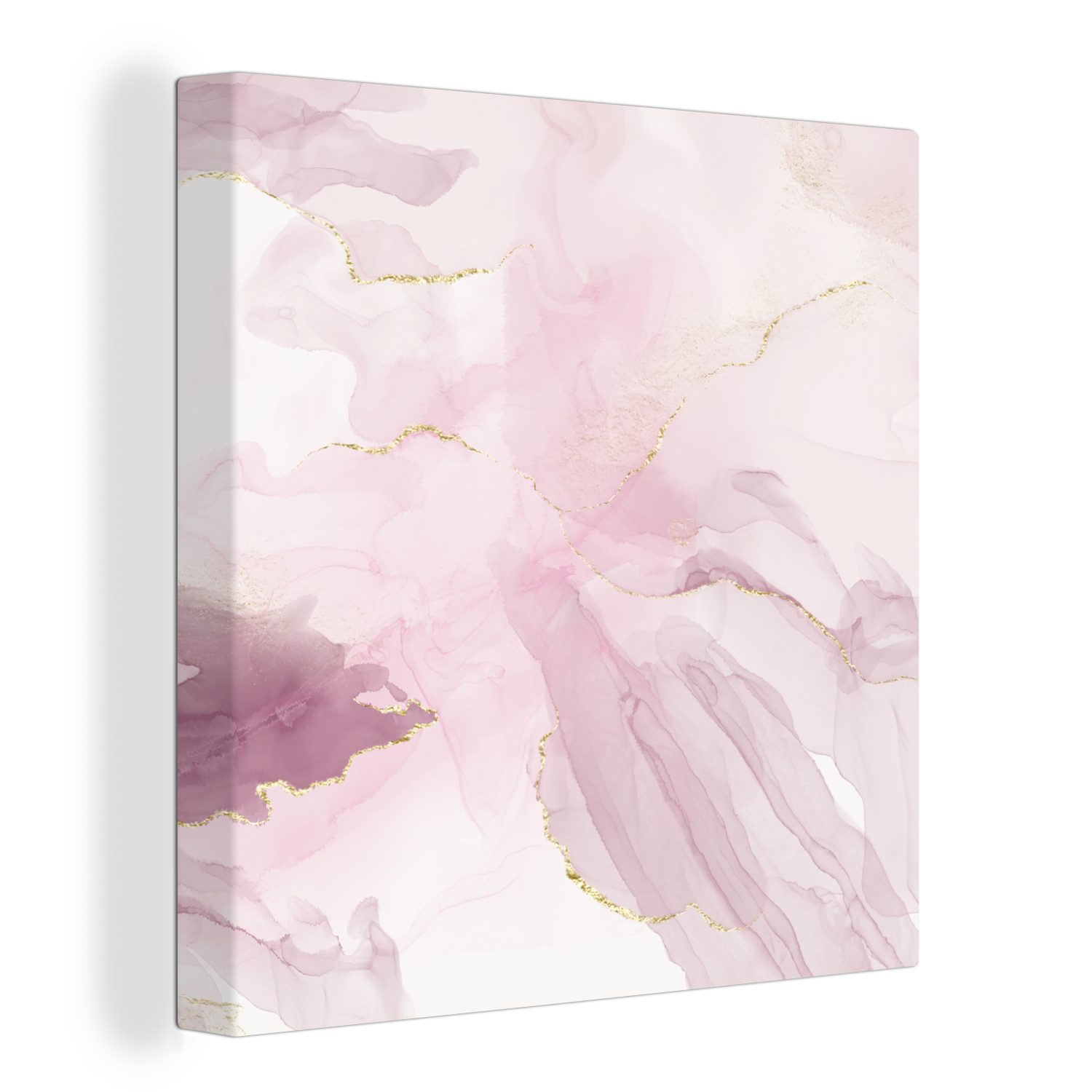 OneMillionCanvasses® Leinwandbild Marmor - Lila - günstig online kaufen