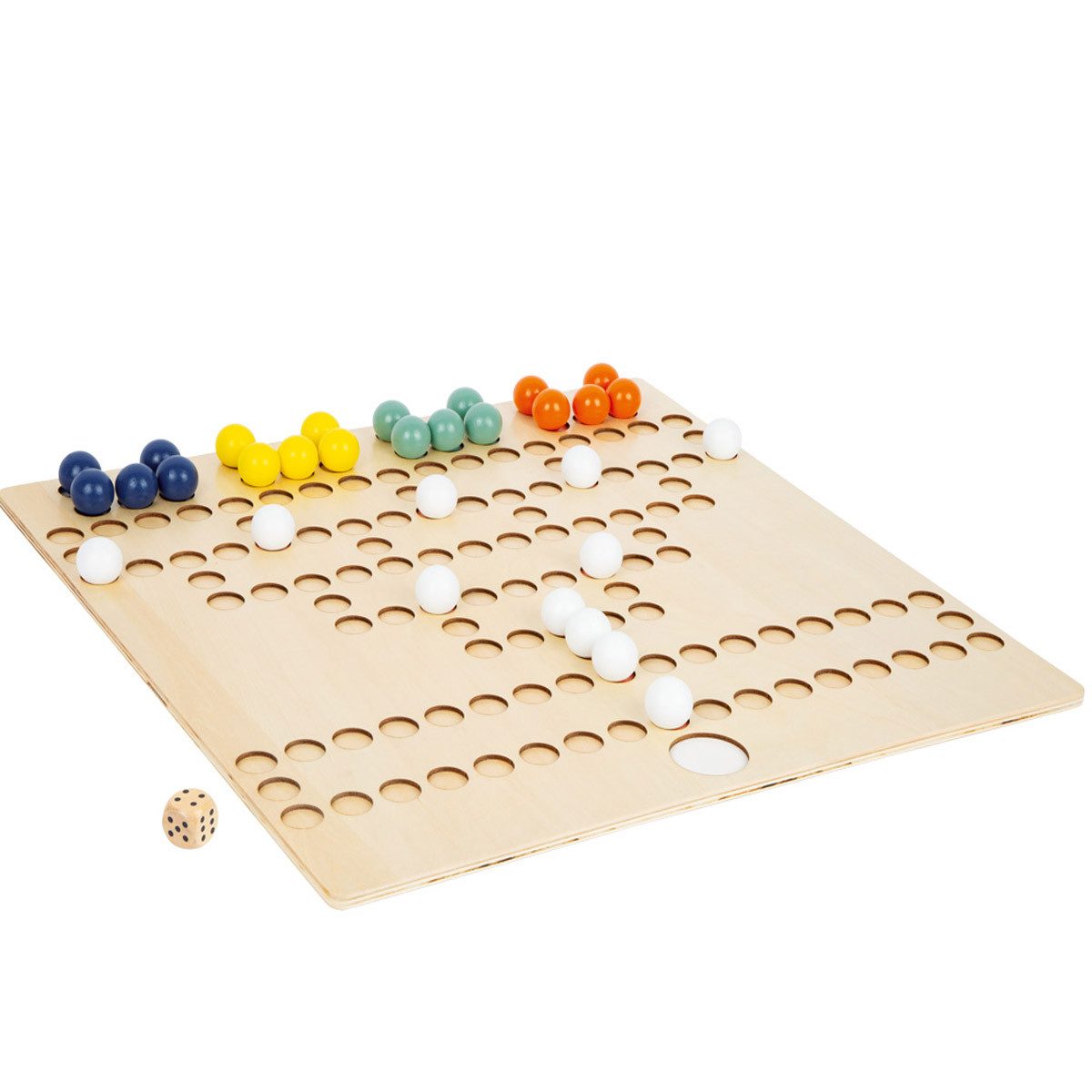Small Foot Spielesammlung XXL Barrikade Brettspiel-Klassiker, Barrikade Brettspiel-Klassiker aus Holz im XL-Format, Brettspiel-Klassiker aus Holz im XL