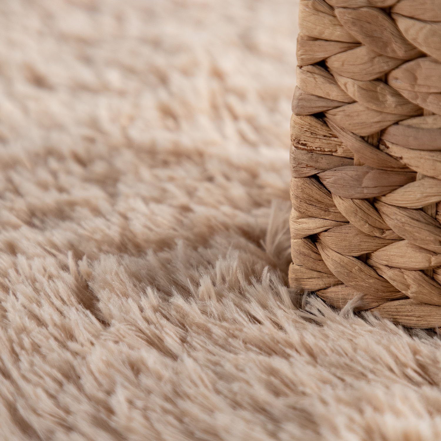 Paco Home Hochflor-Teppich Silky 591, rechteckig, Höhe: 37 mm, Uni-Farben, besonders weich und kuschelig, Wohnzimmer – Bild 4 von 5