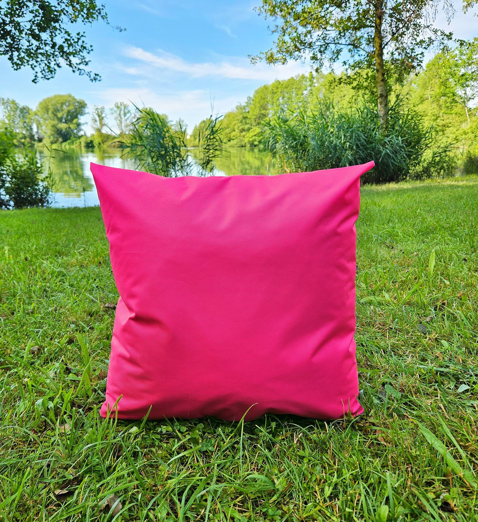 JACK Kissenbezüge 2er Set 50x50cm Outdoor Wasserfest, (2 Stück), 2x Kissenhülle, strapazierfähig, wasserabweisend, Innen & Außen