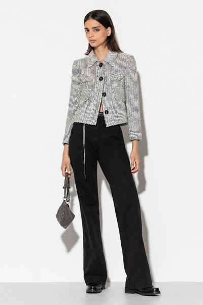 Luisa Cerano Outdoorjacke Jacke in Tweed-Optik, the black & white fancy