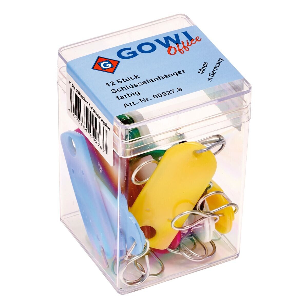 GOWI Schlüsselanhänger (12-tlg), mit auswechselbaren Beschriftungsschildern günstig online kaufen