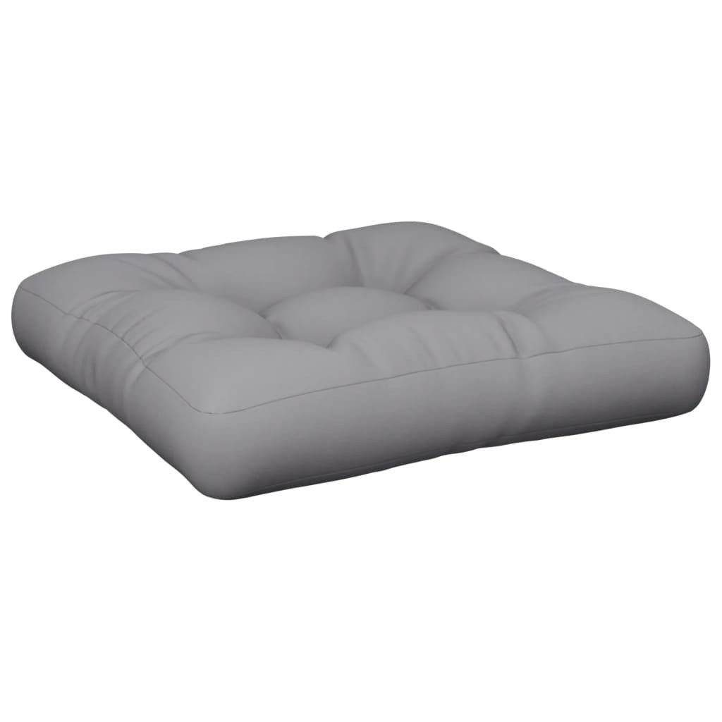 vidaXL Sitzauflage Palettenkissen Grau Stoff, (1 günstig online kaufen