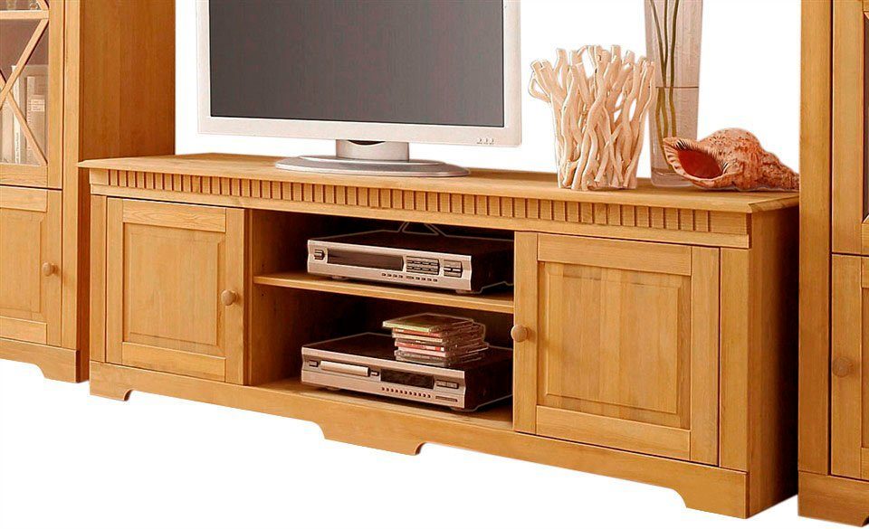 OTTO home Lowboard Lisa, Kommode aus schönem massivem Kiefernholz, Breite 175 cm