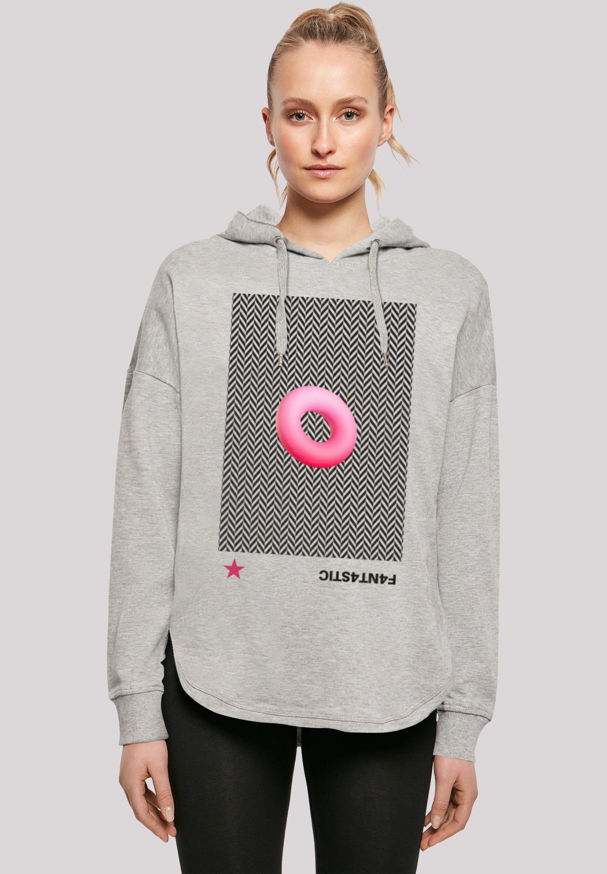 F4NT4STIC Kapuzenpullover 3D PINK RING Print