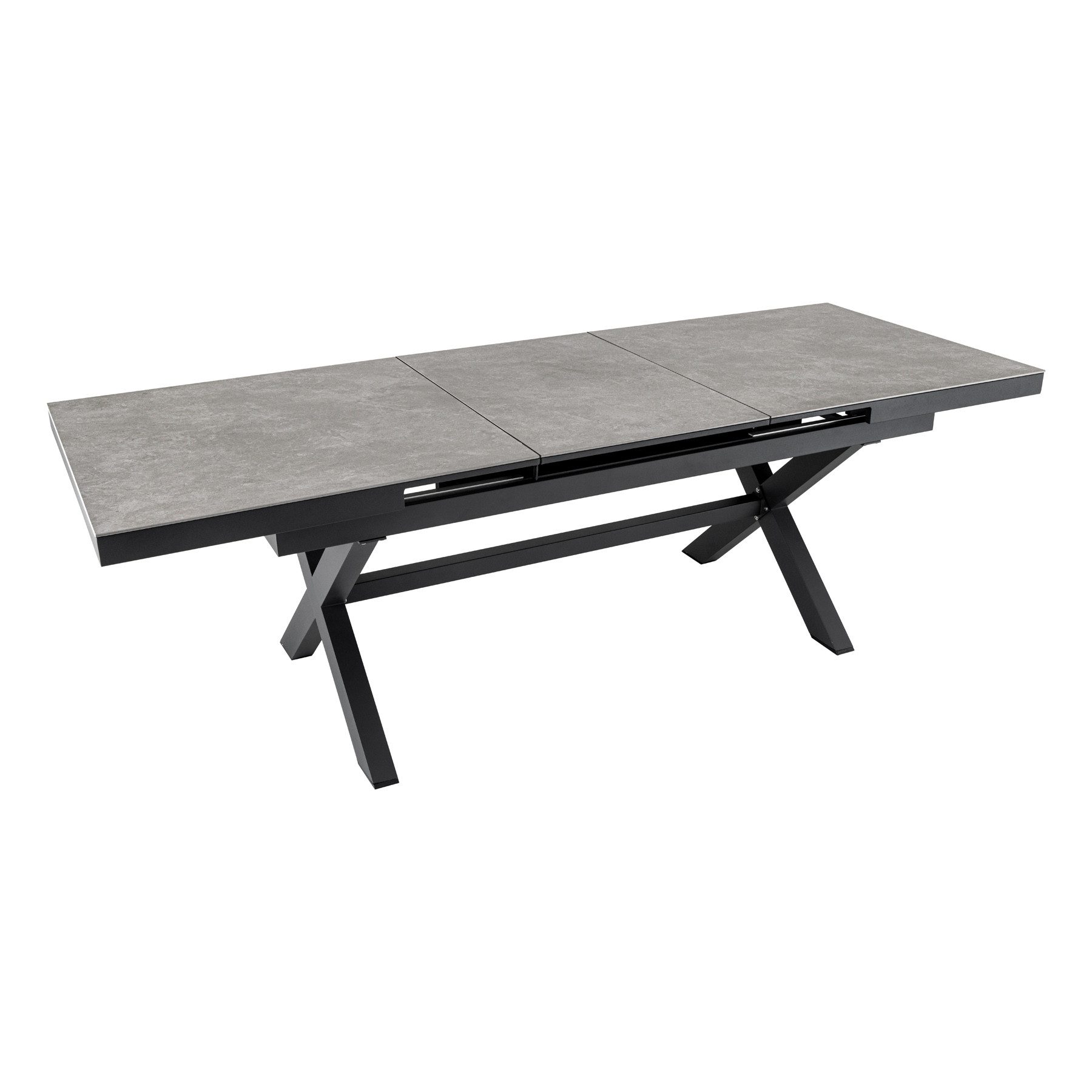 riess-ambiente Gartentisch EMPIRE 180-240cm hellgrau / günstig online kaufen