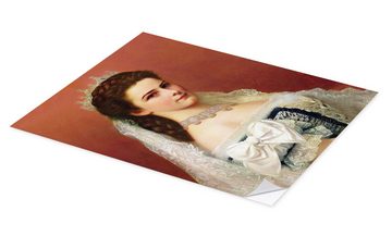 Posterlounge Wandfolie Georg Raab, Kaiserin Elisabeth von Österreich, Wohnzimmer Malerei