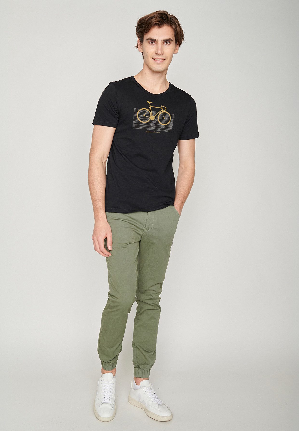 GreenBomb T-Shirt Spice Bike Bars (1-tlg., 1) Rundhalsausschnitt, Bio-Baumwolle, GOTS Zertifiziert