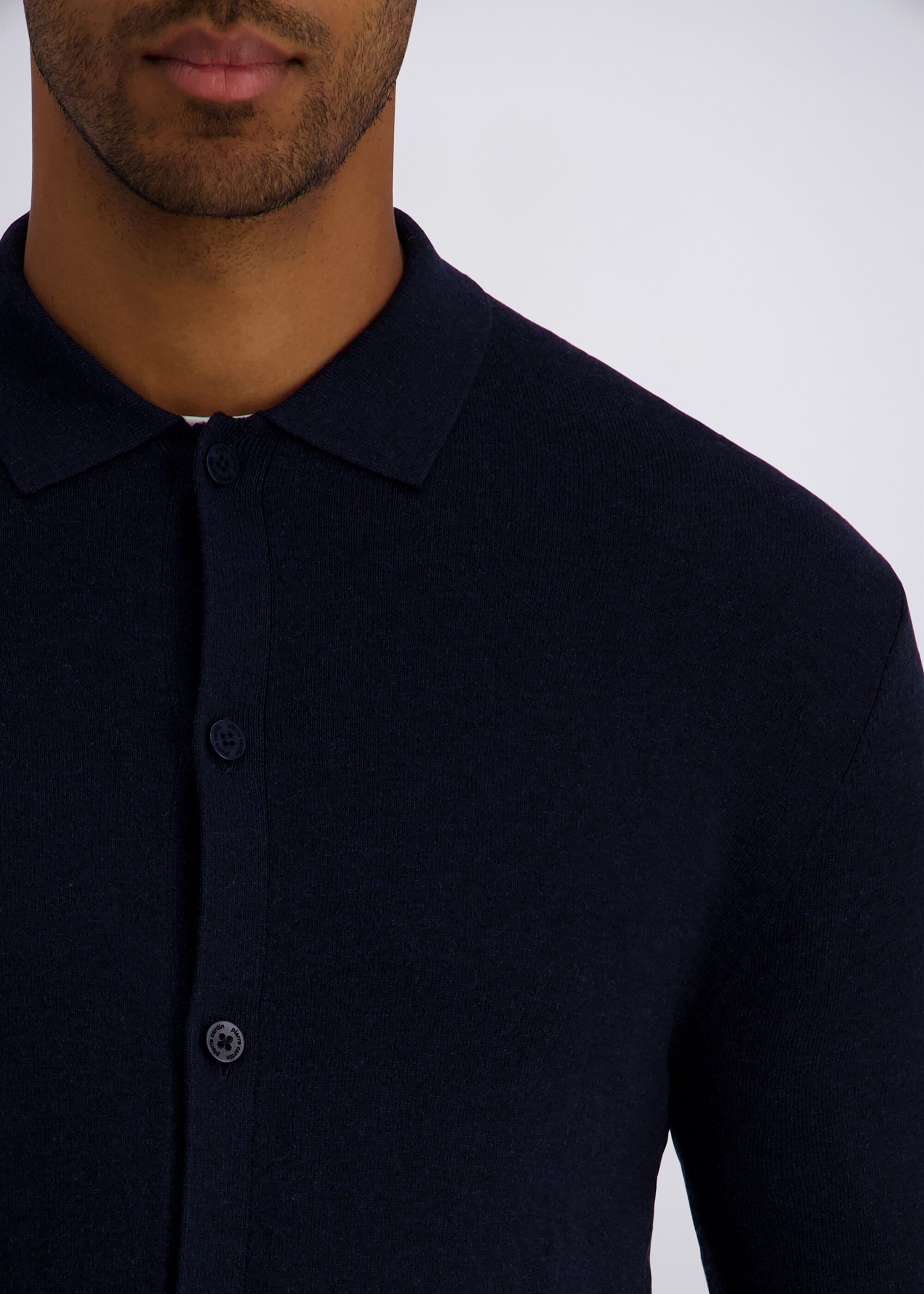 Pierre Cardin Strickjacke mit Polokragen – Bild 5 von 5