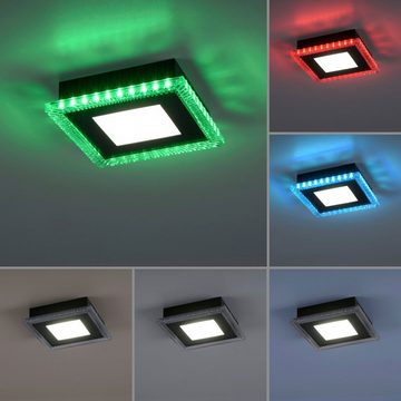JUST LIGHT LED Deckenleuchte ACRI, LED fest integriert, warmweiß - kaltweiß