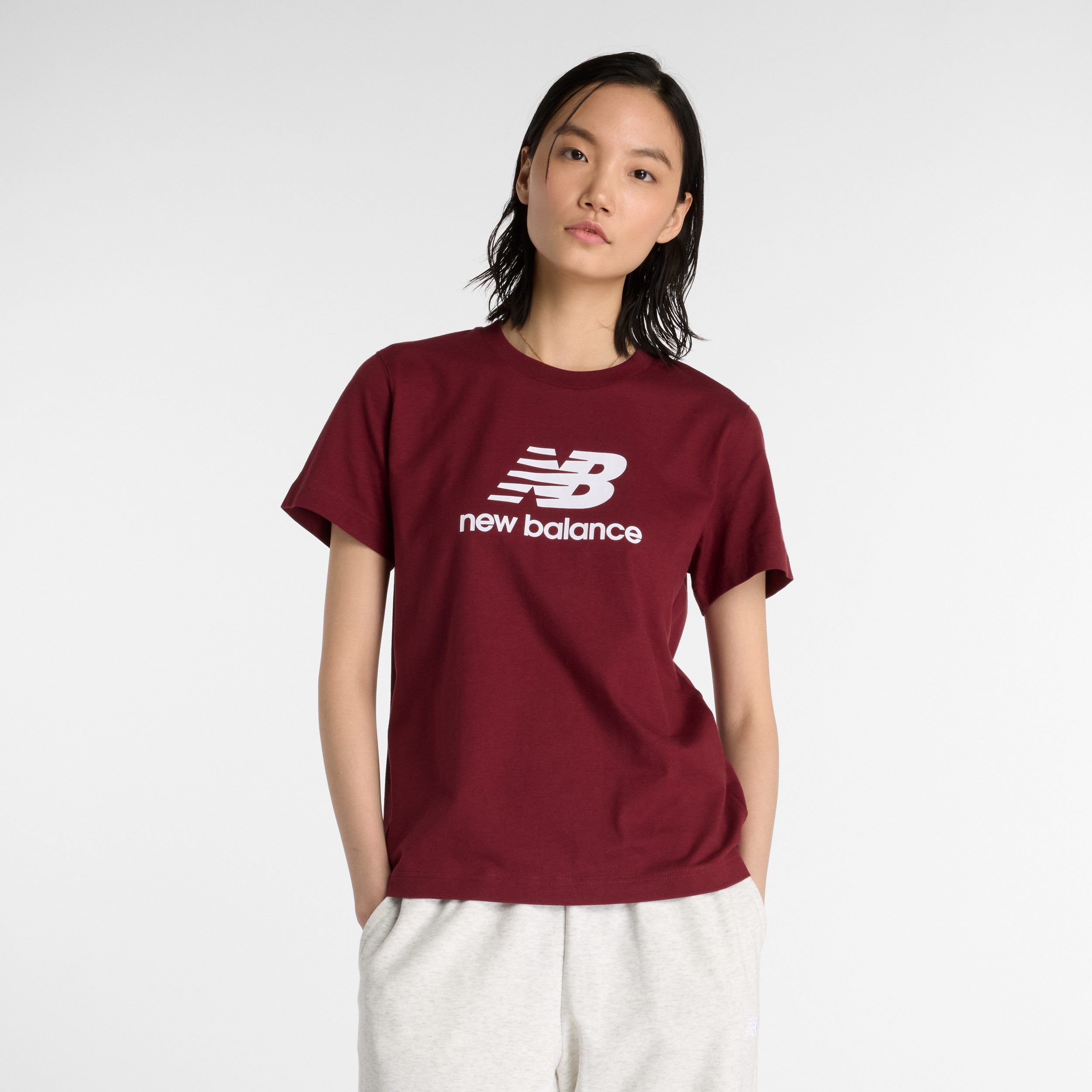 New Balance T-Shirt SPORT ESSENTIALS JERSEY LOGO T-SHIRT (1-tlg) günstig online kaufen