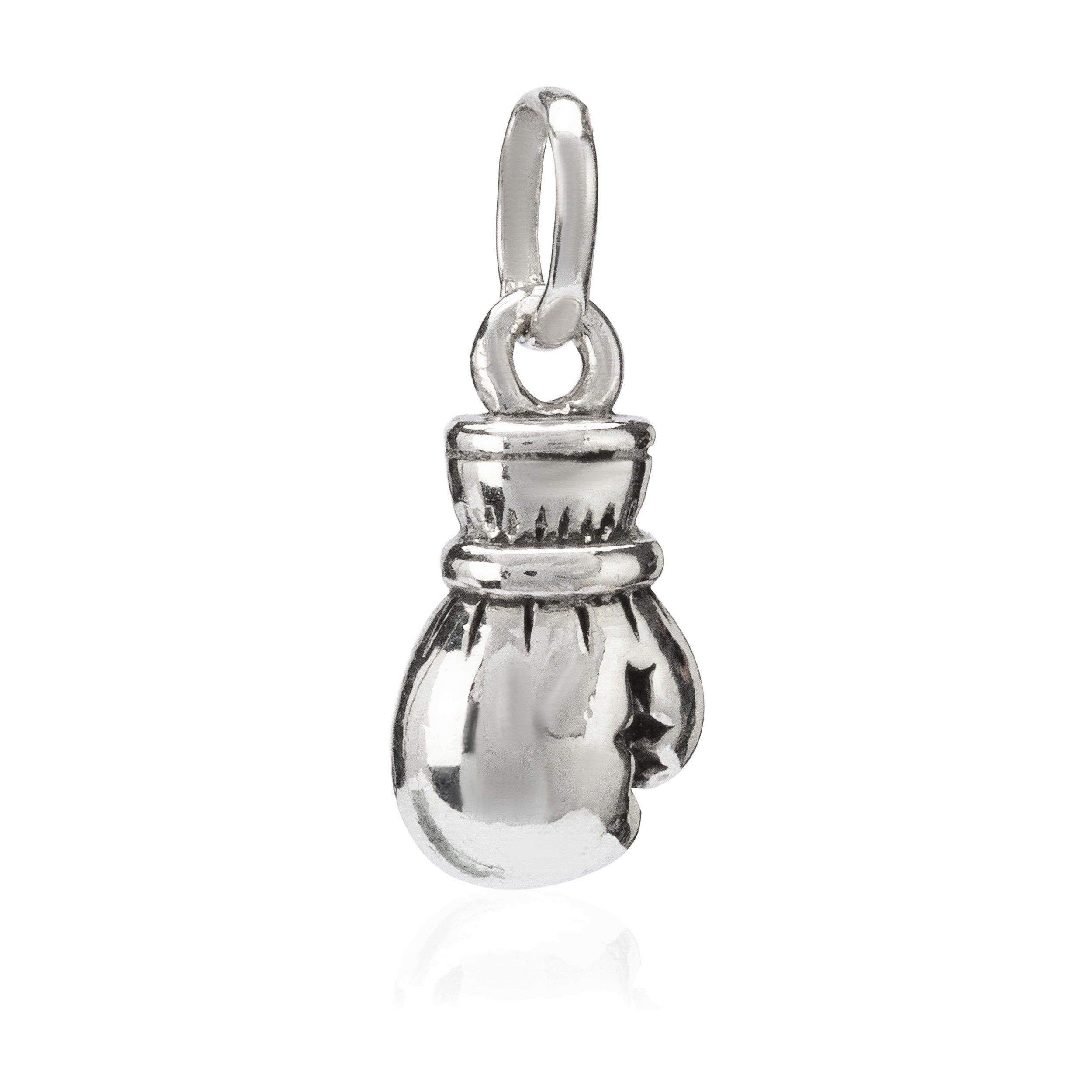 Kettenanhänger Boxing Handschuhe 925 Silber 15x8mm Motiv Amulett