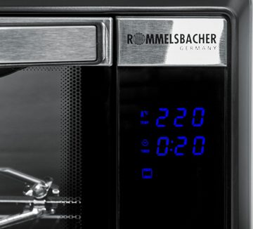 Rommelsbacher Minibackofen Elektronik Back & Grill Ofen BGE 1580/E