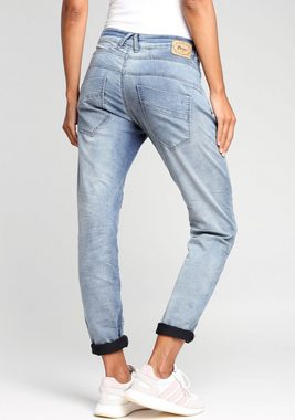 GANG Slim-fit-Jeans »New Georgina« mit halb verdeckter Knopfleiste