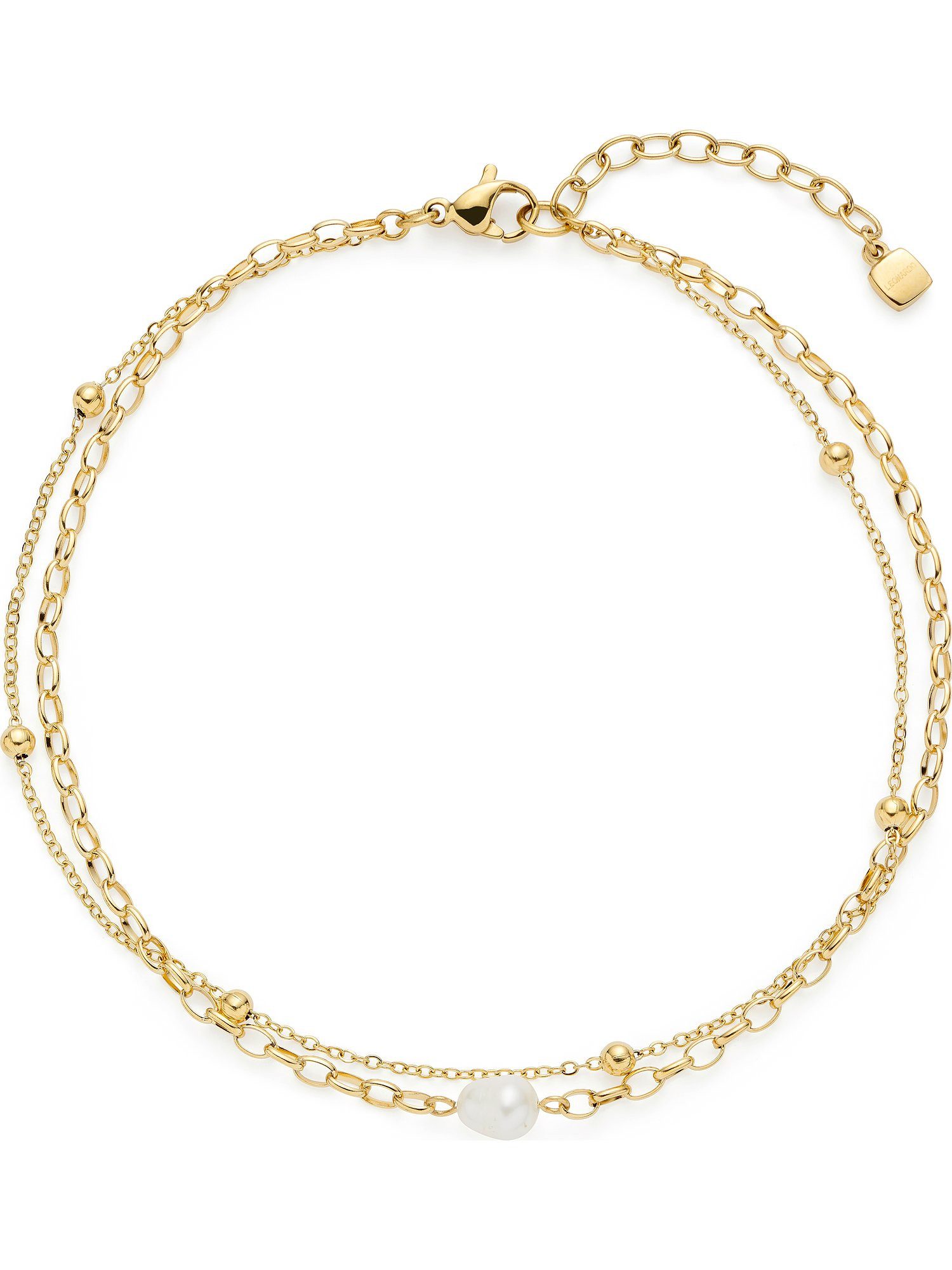 LEONARDO Fußkette Leonardo Damen-Fußkette Edelstahl