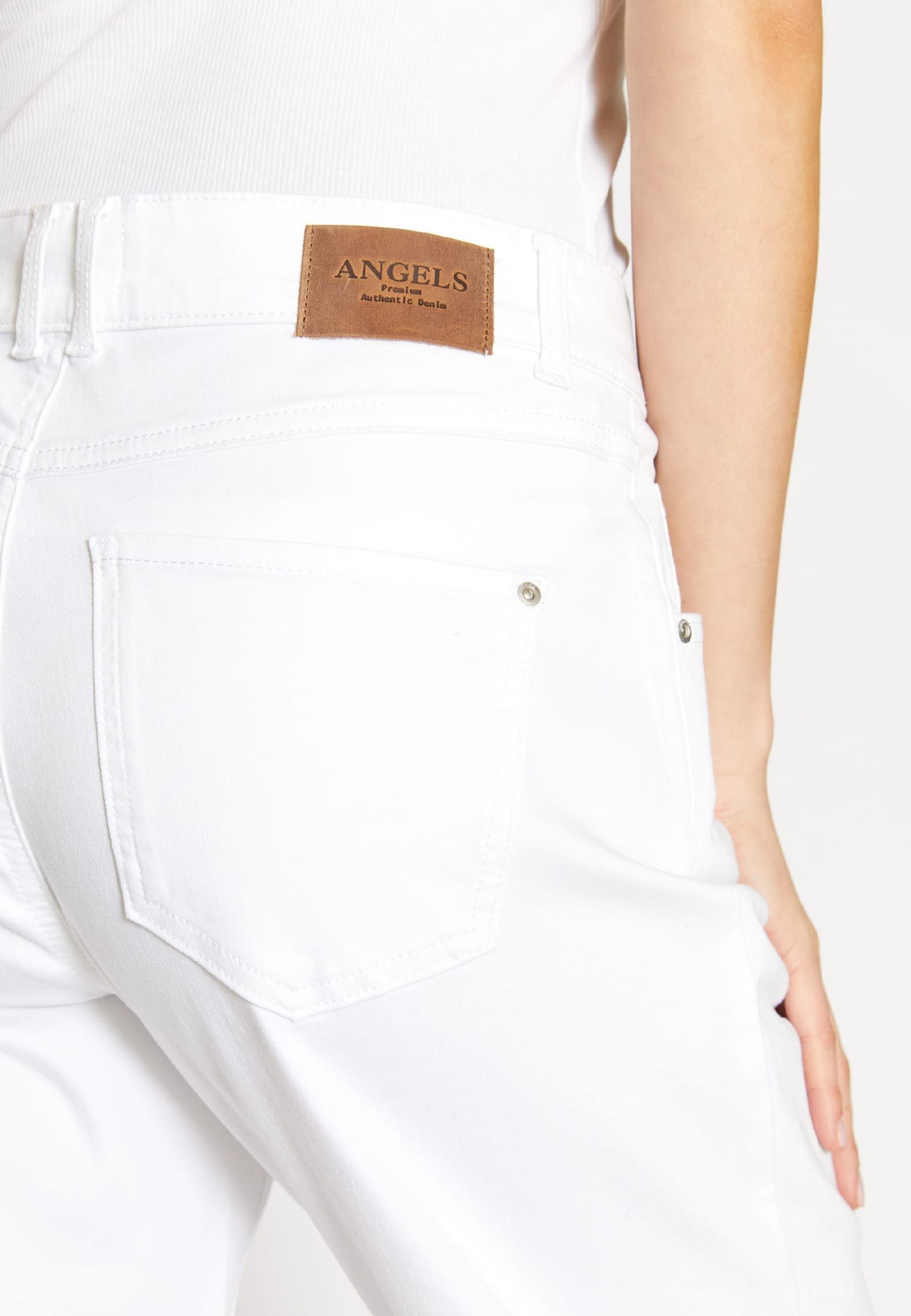 mit Cotton ANGELS 5-Pocket-Jeans Label-Applikationen Liz Jeans aus Organic